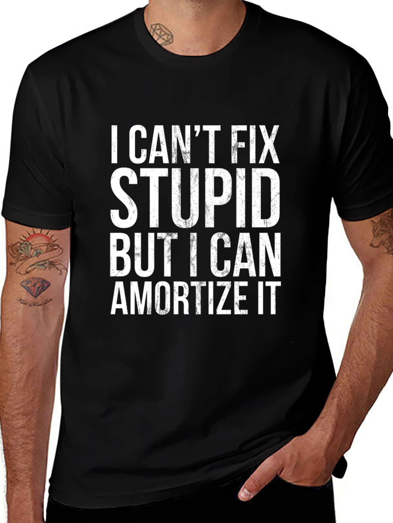 I Cant Fix Stupid Funny Slogan T-Shirt