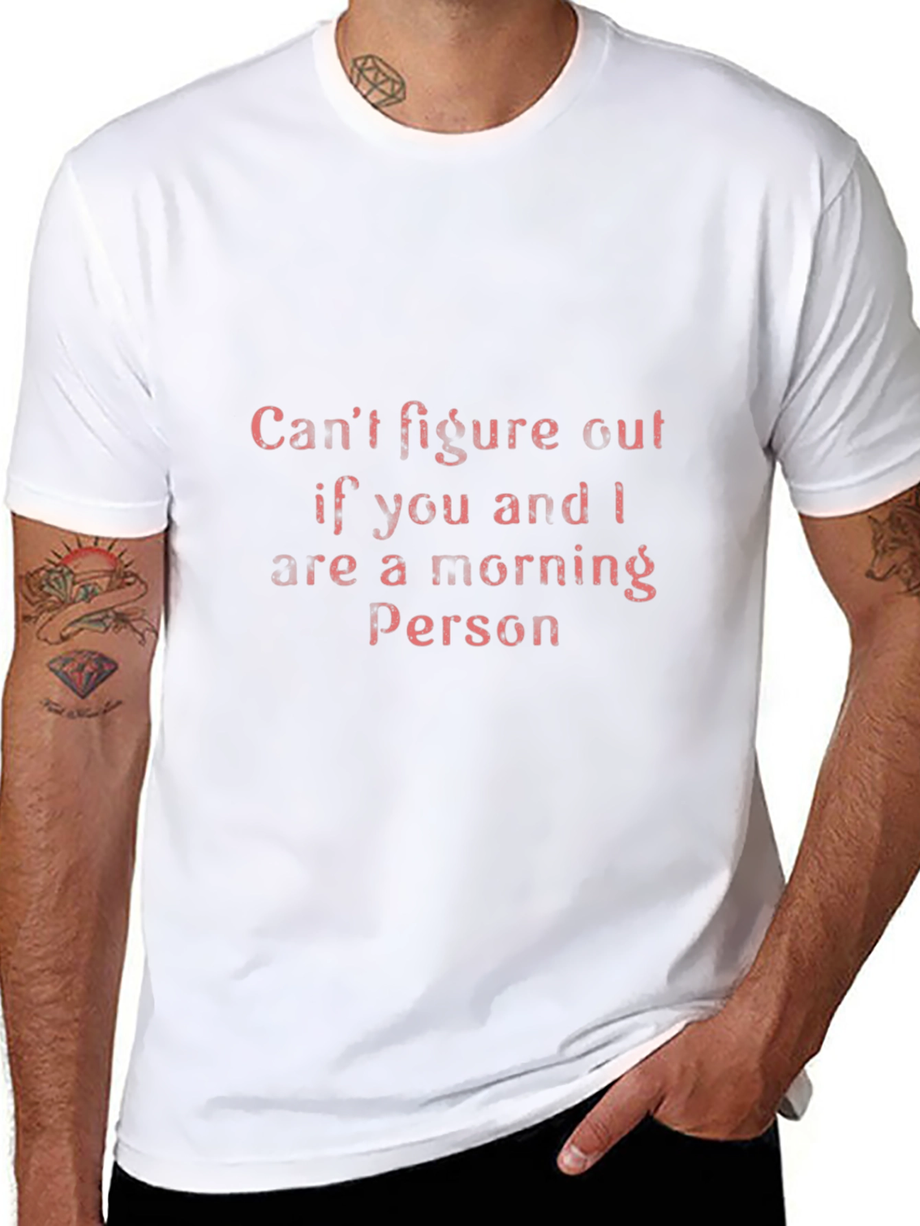 Morning Person Graphic Tee - Black