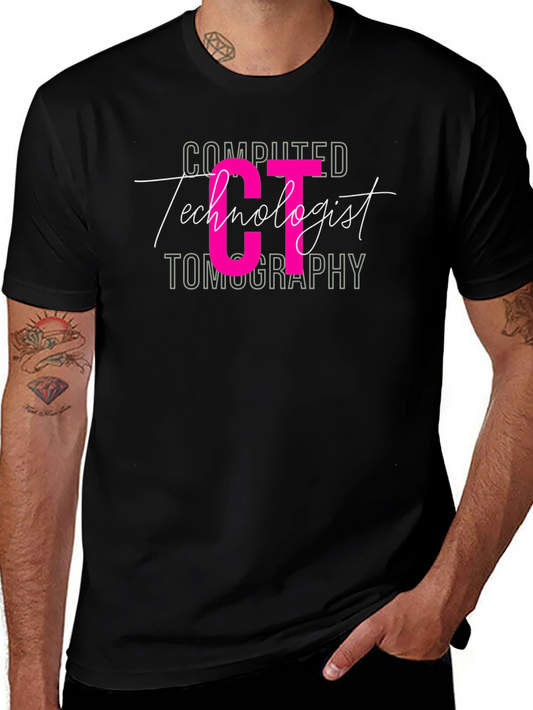 CT Technologist T-Shirt - Black Graphic Tee