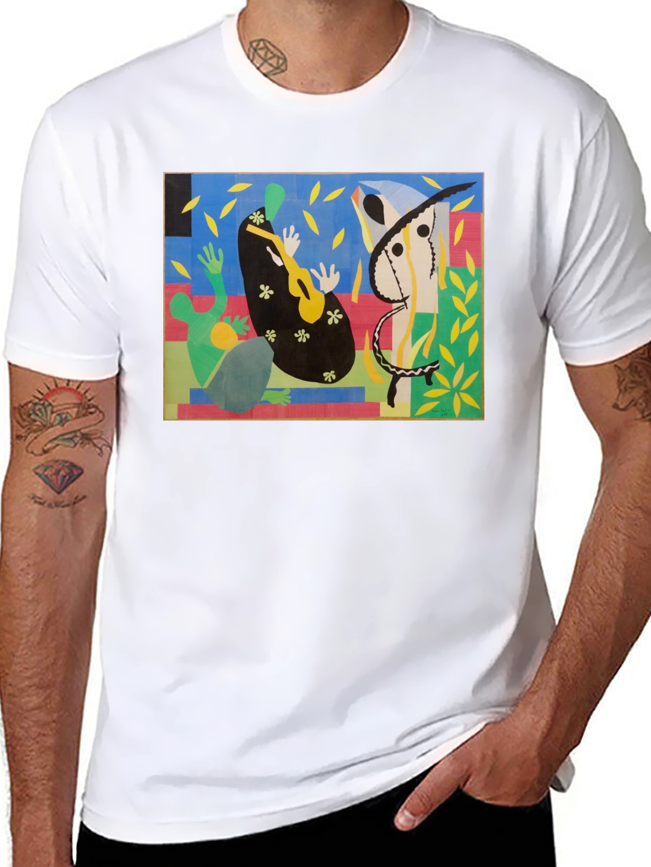 Abstract Art T-Shirt - Henri Matisse Inspired