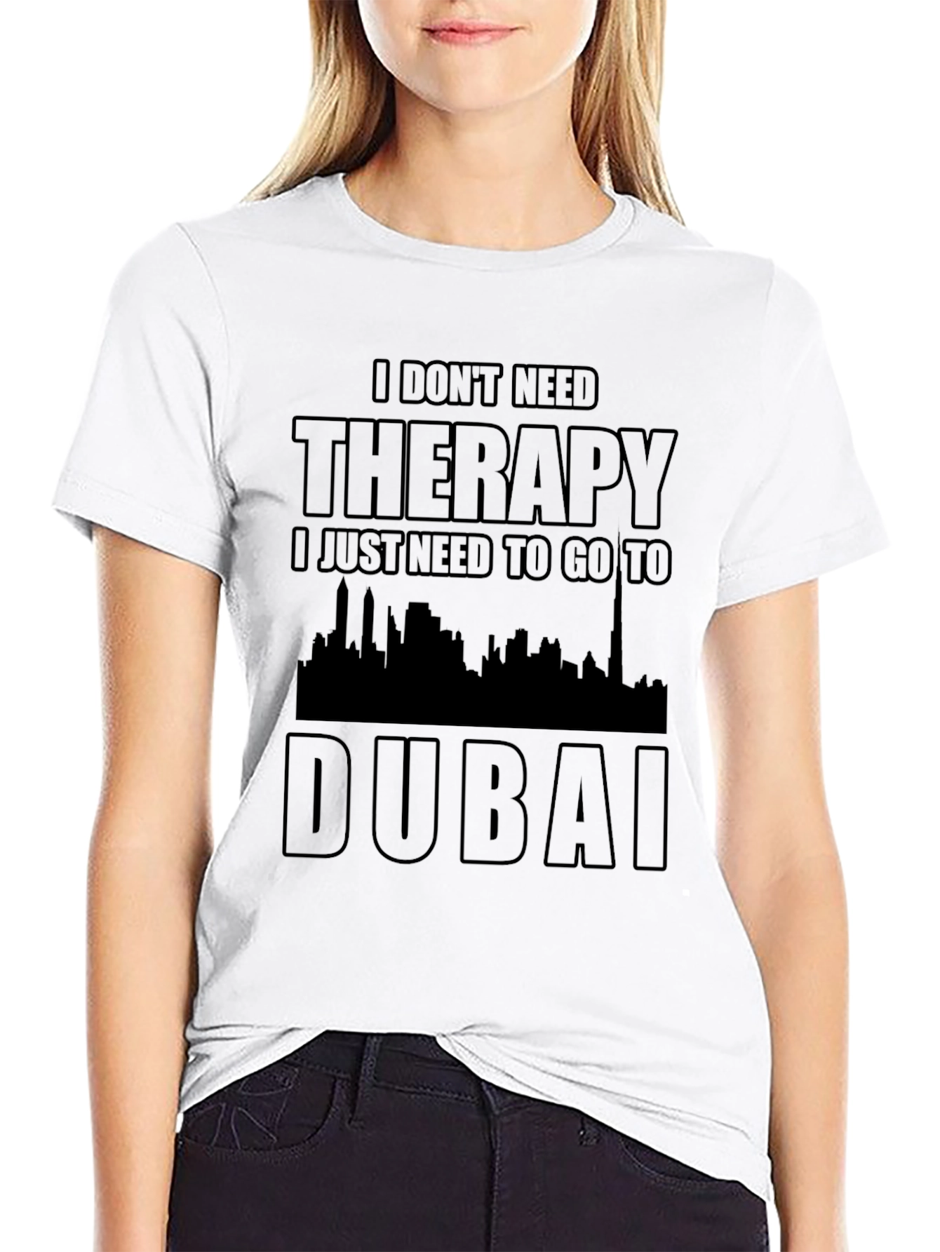 Dubai Therapy T-Shirt - Relax & Travel