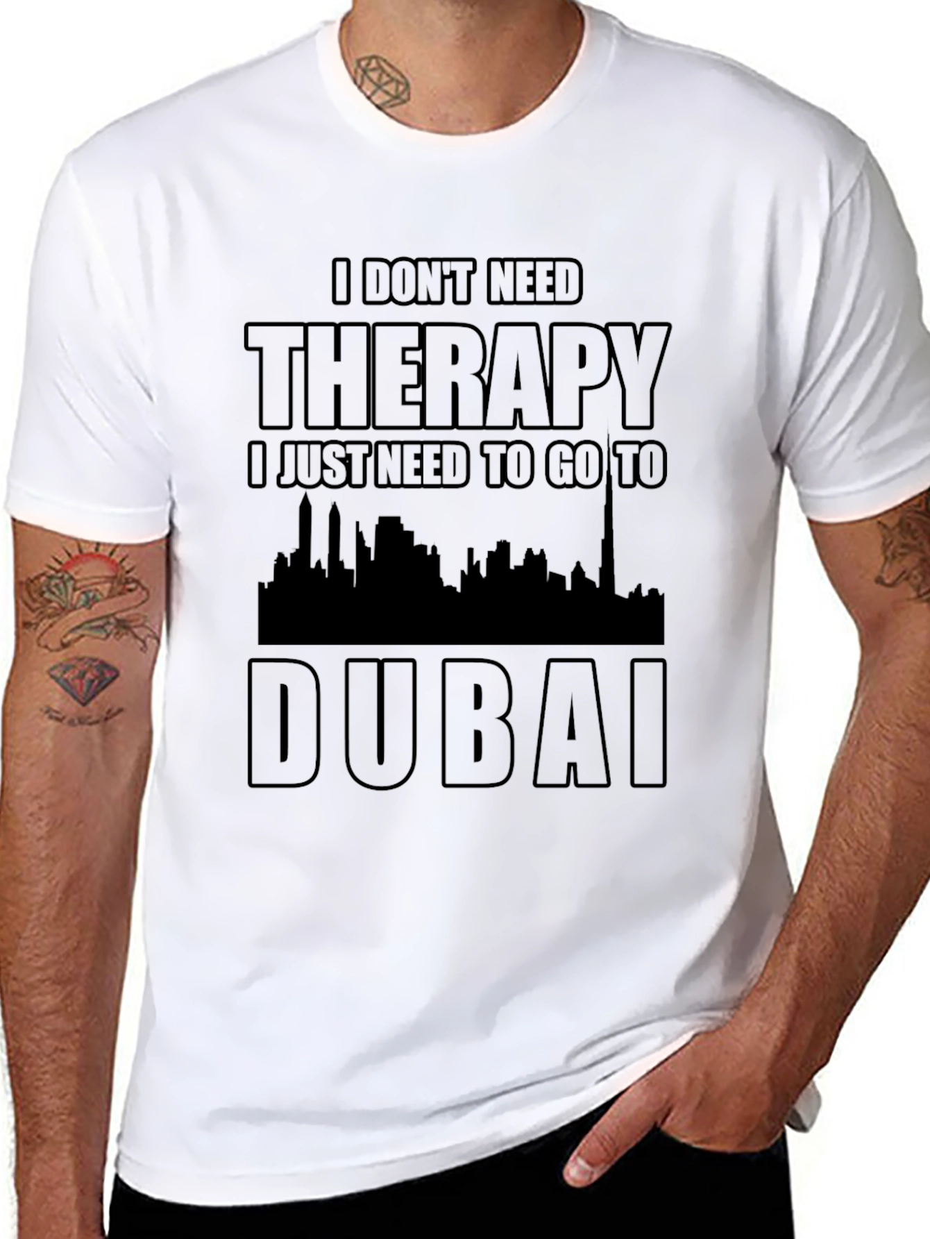 Dubai Therapy T-Shirt - Relax & Travel