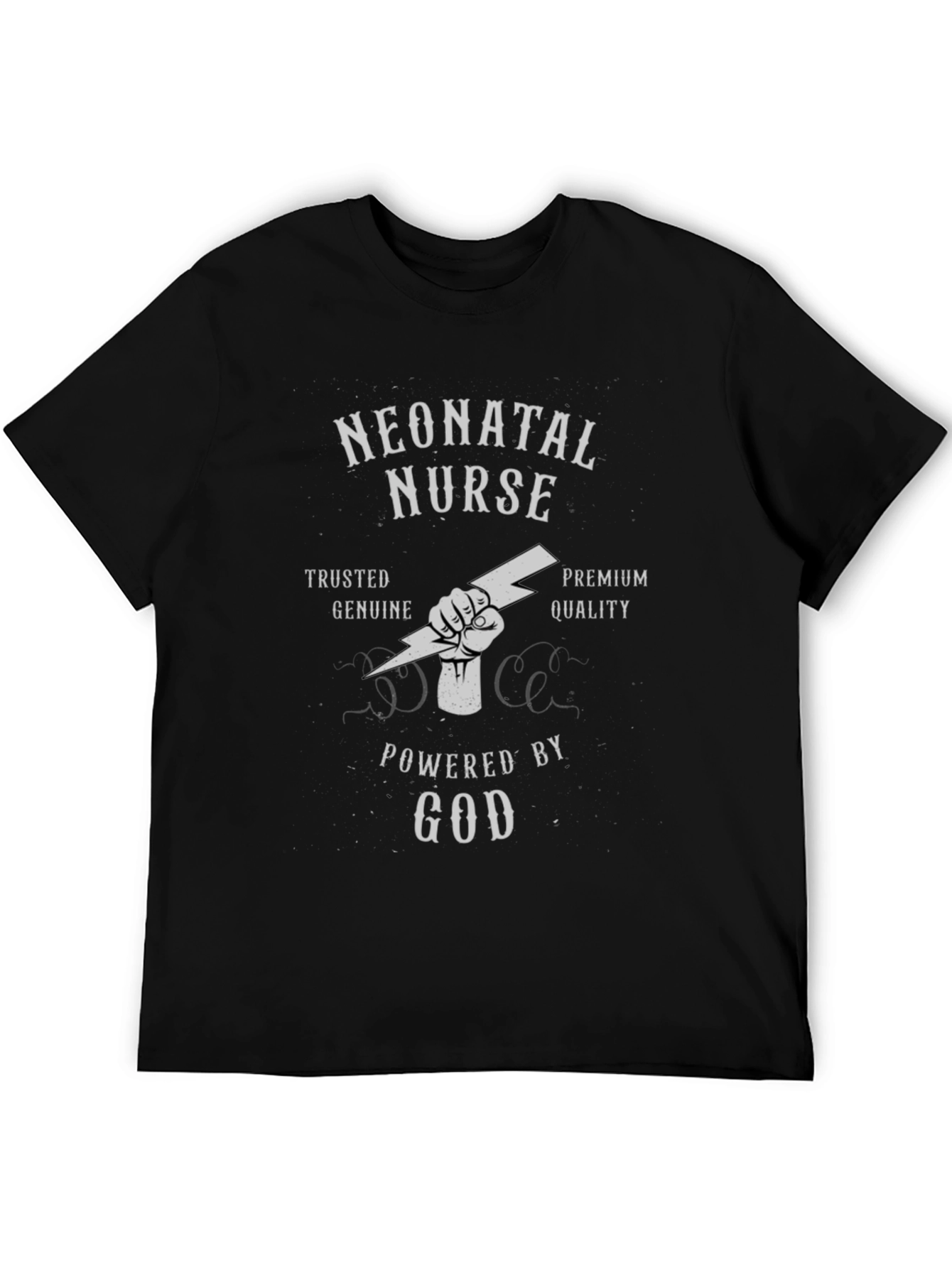 Neonatal Nurse T-Shirt - Powered By God