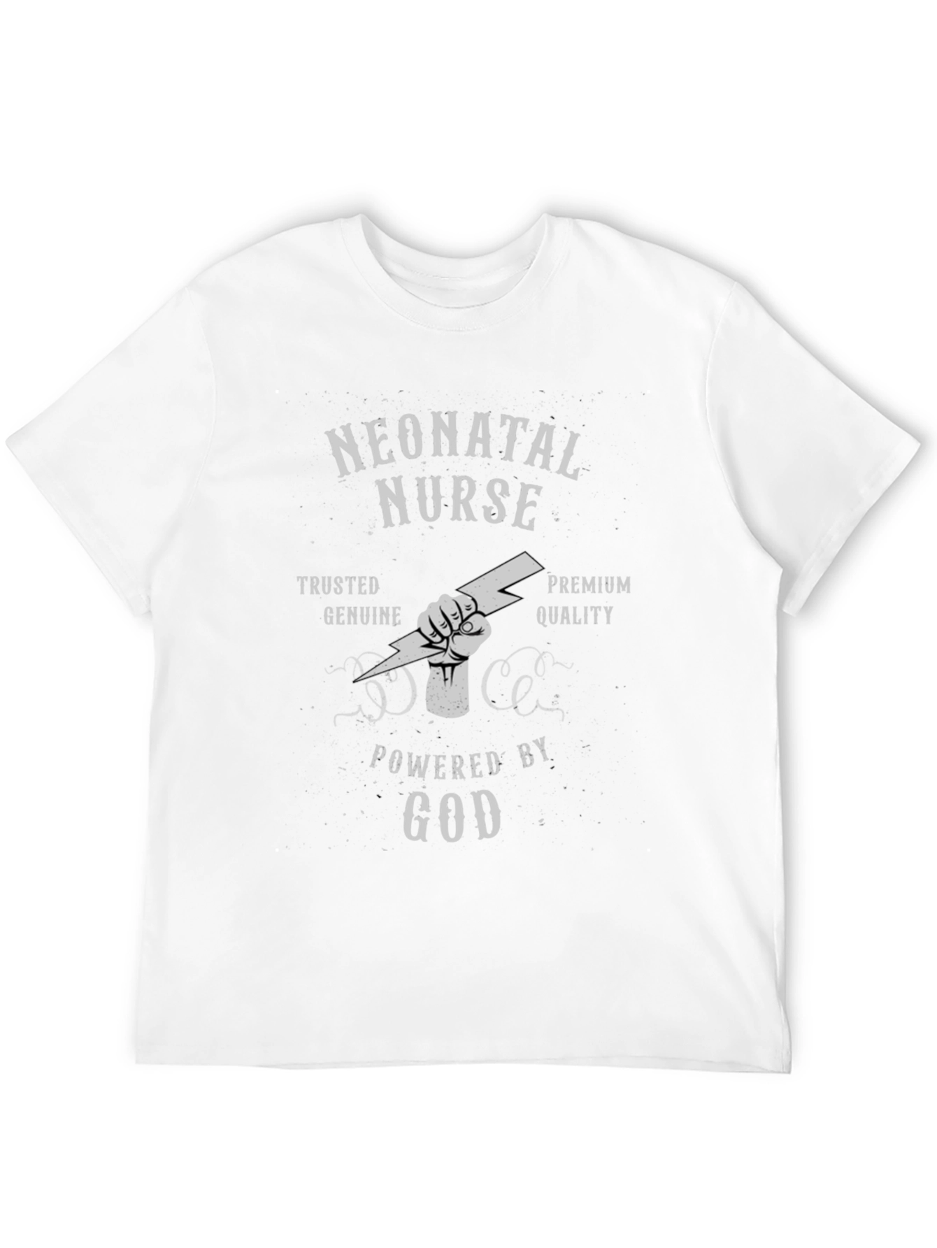 Neonatal Nurse T-Shirt - Powered By God