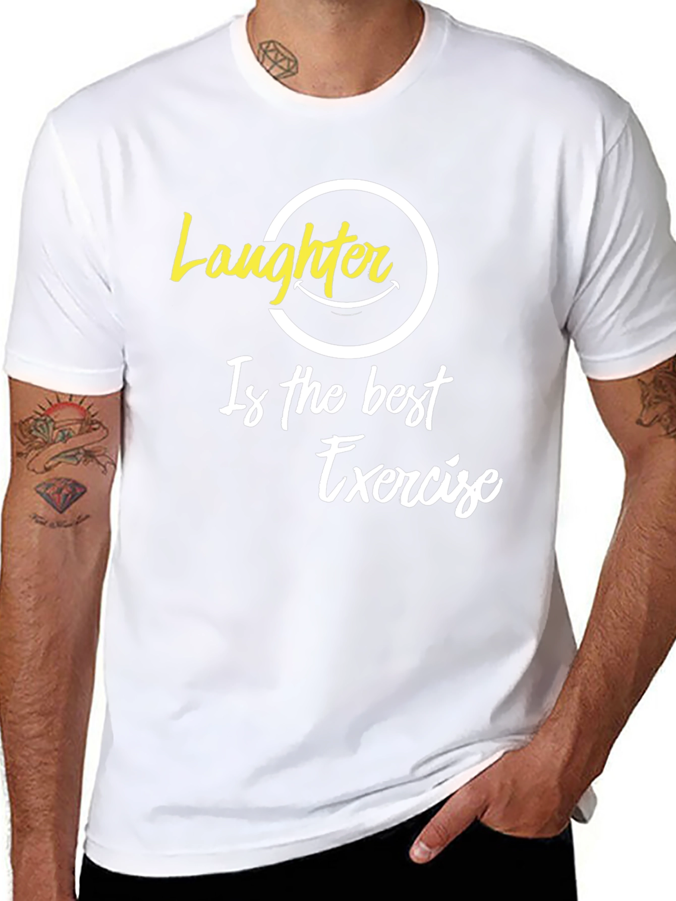 Laughter is the Best Exercise Graphic T-Shirt