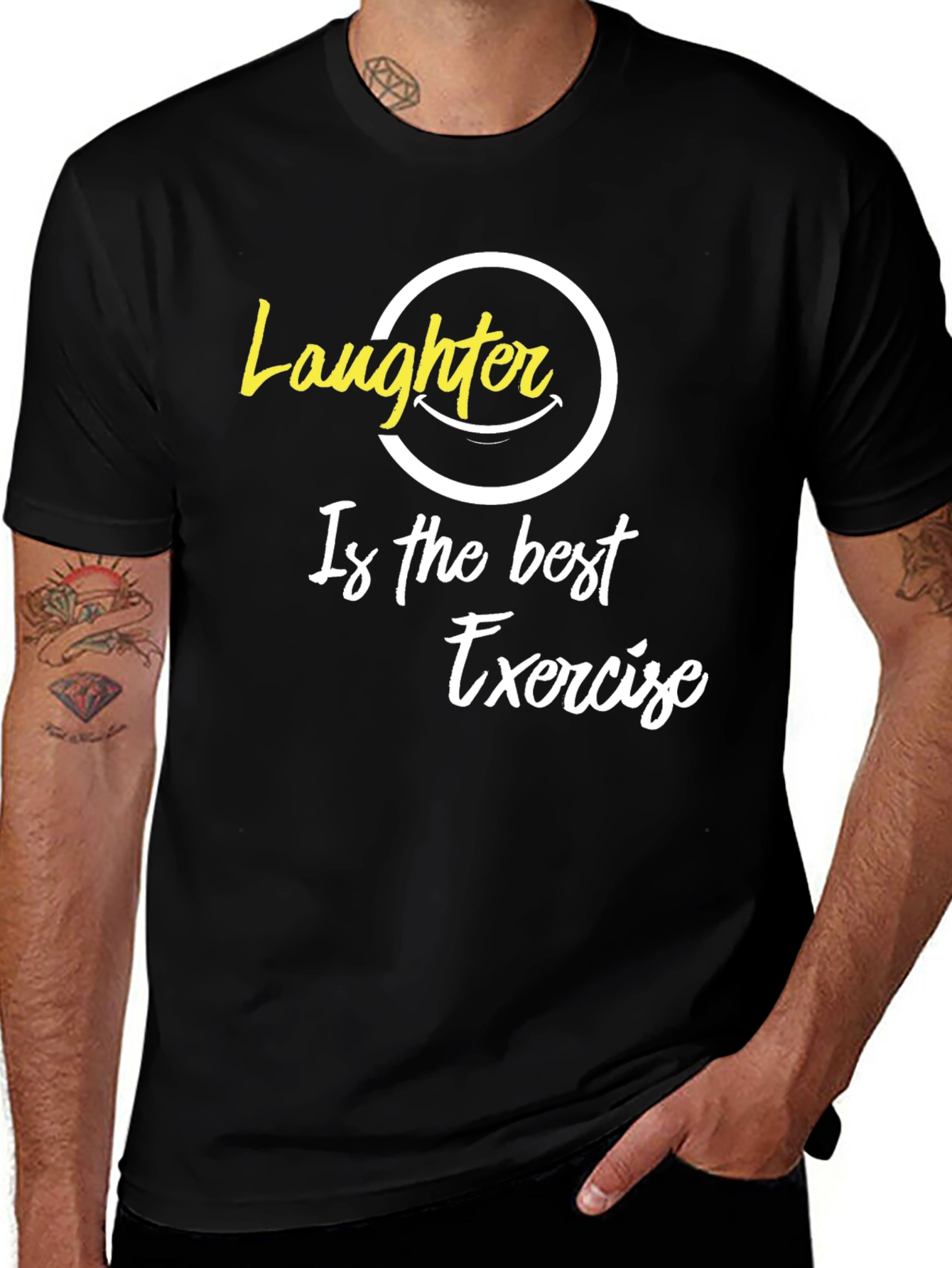 Laughter is the Best Exercise Graphic T-Shirt