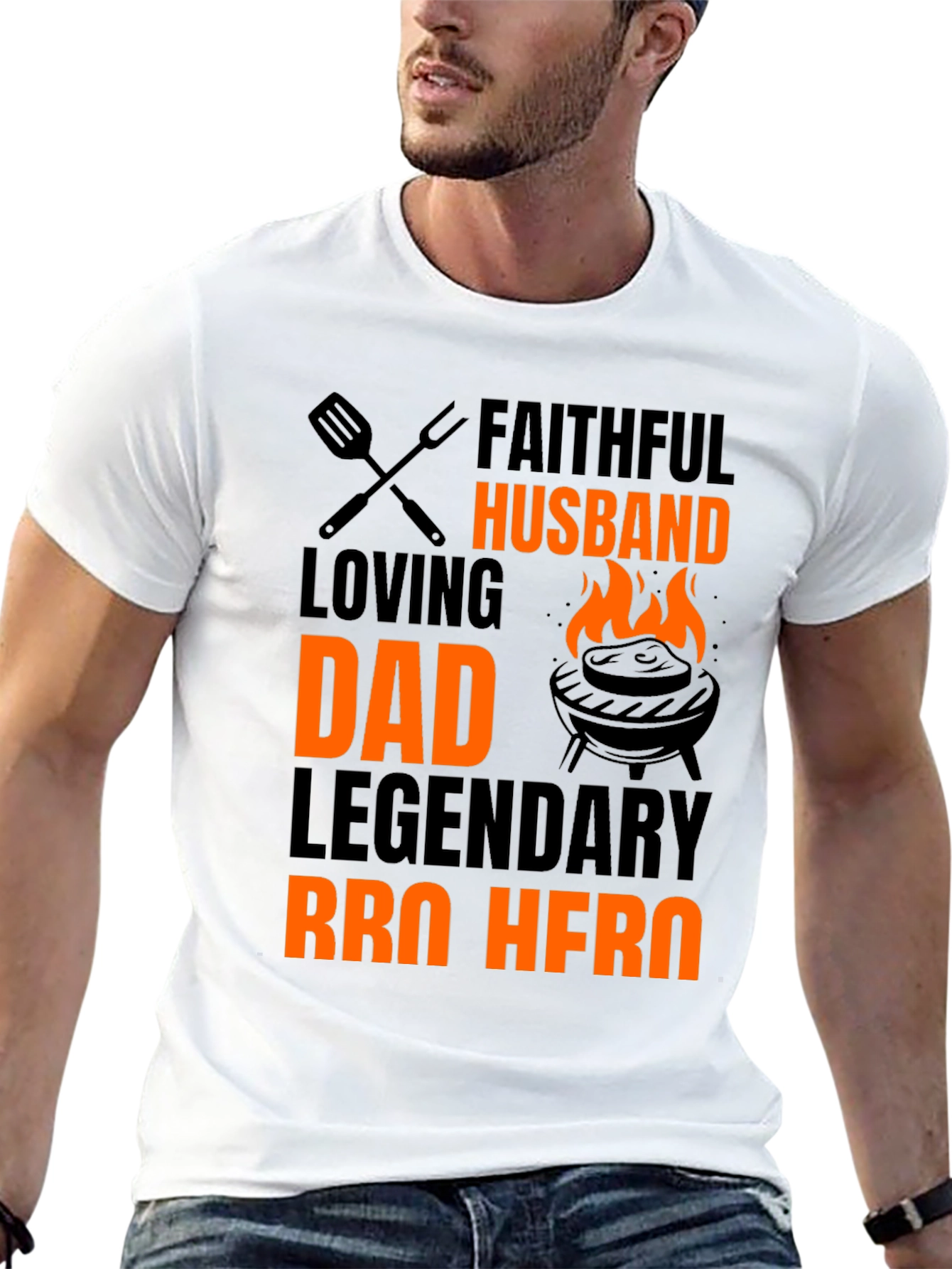 Faithful Husband BBQ Hero T-Shirt