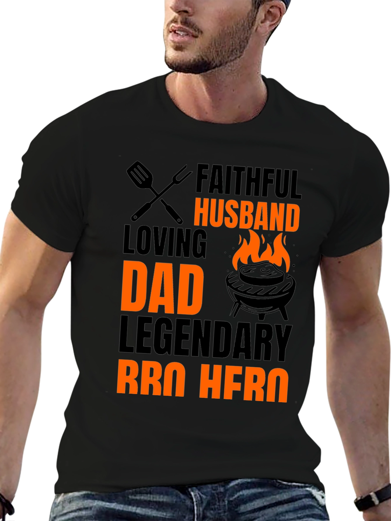 Faithful Husband BBQ Hero T-Shirt