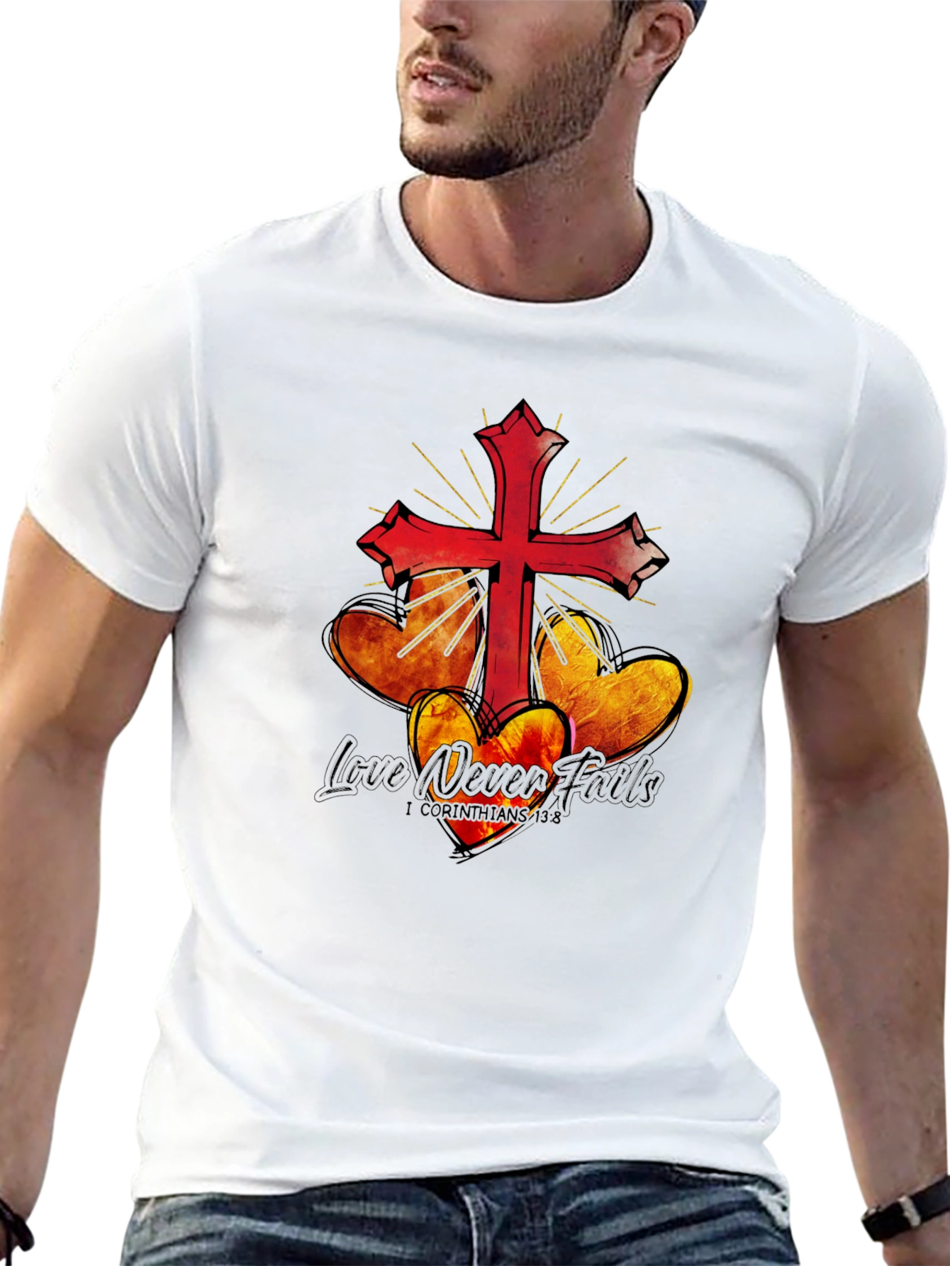 Faithful Love Black T-Shirt