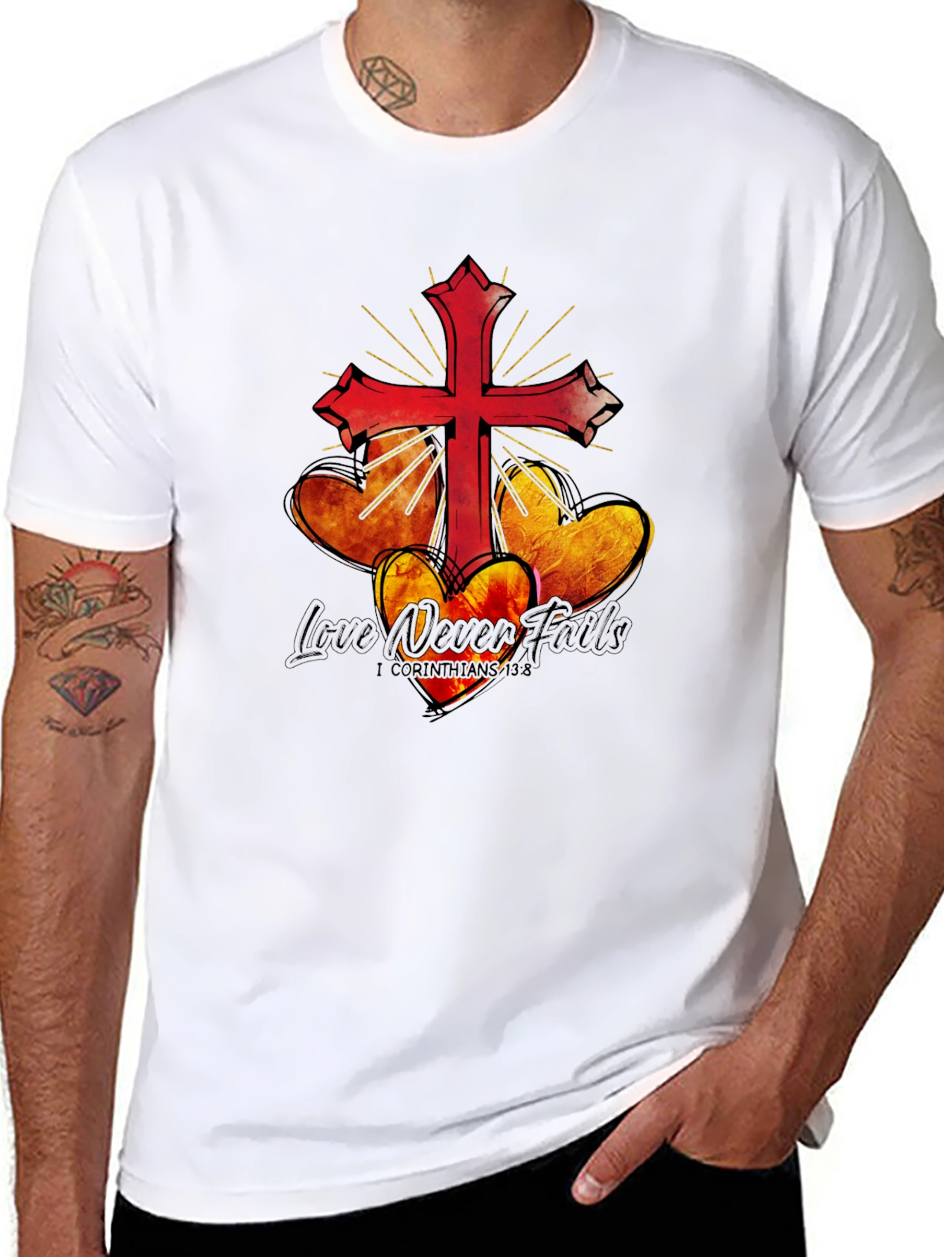 Faithful Love Black T-Shirt