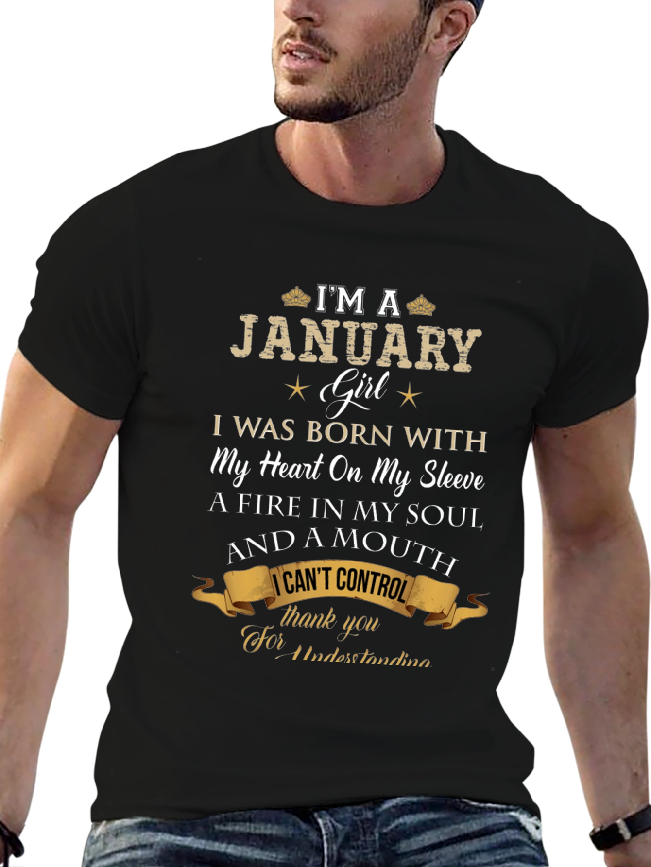 January Girl Graphic T-Shirt