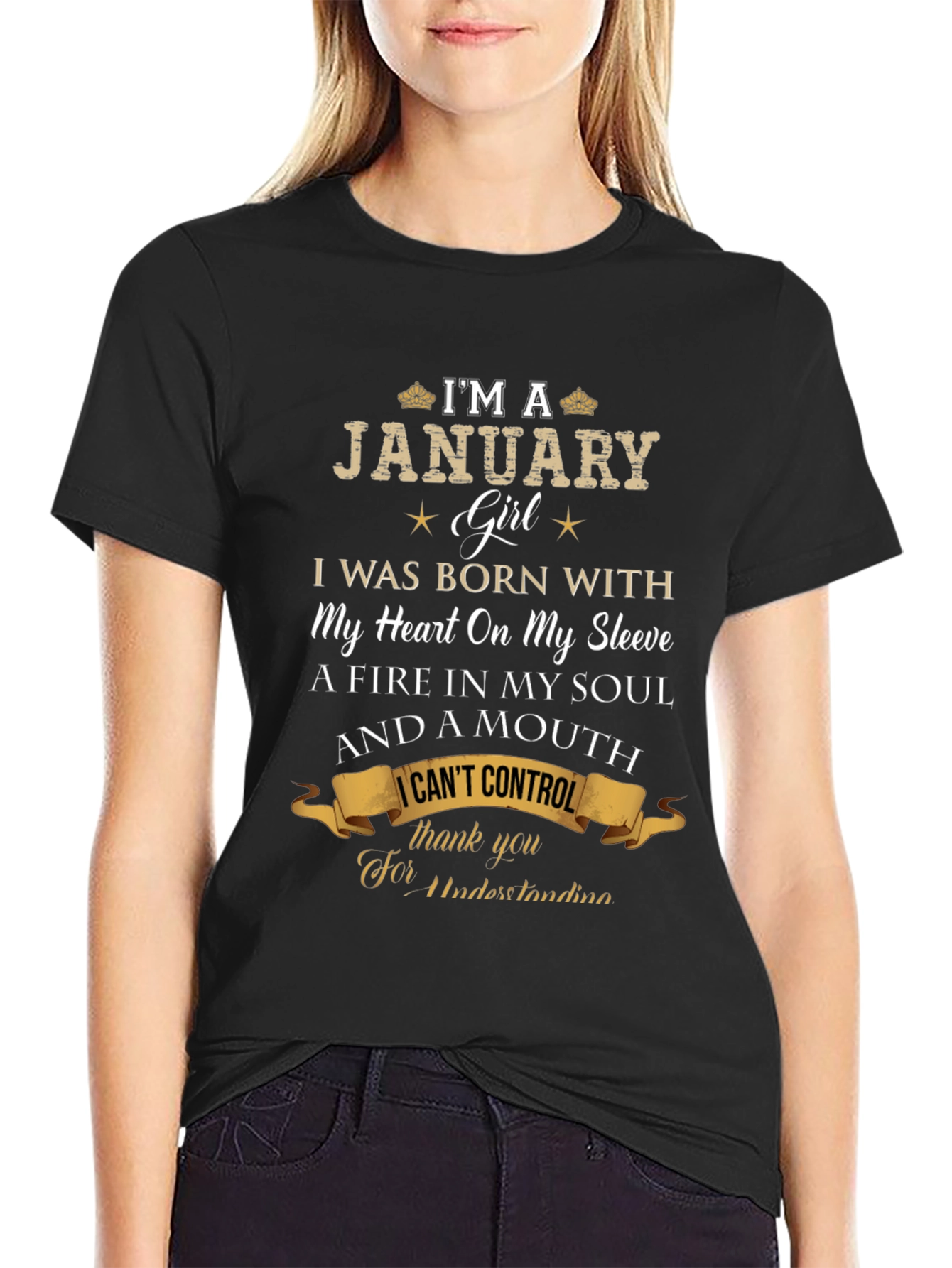 January Girl Graphic T-Shirt