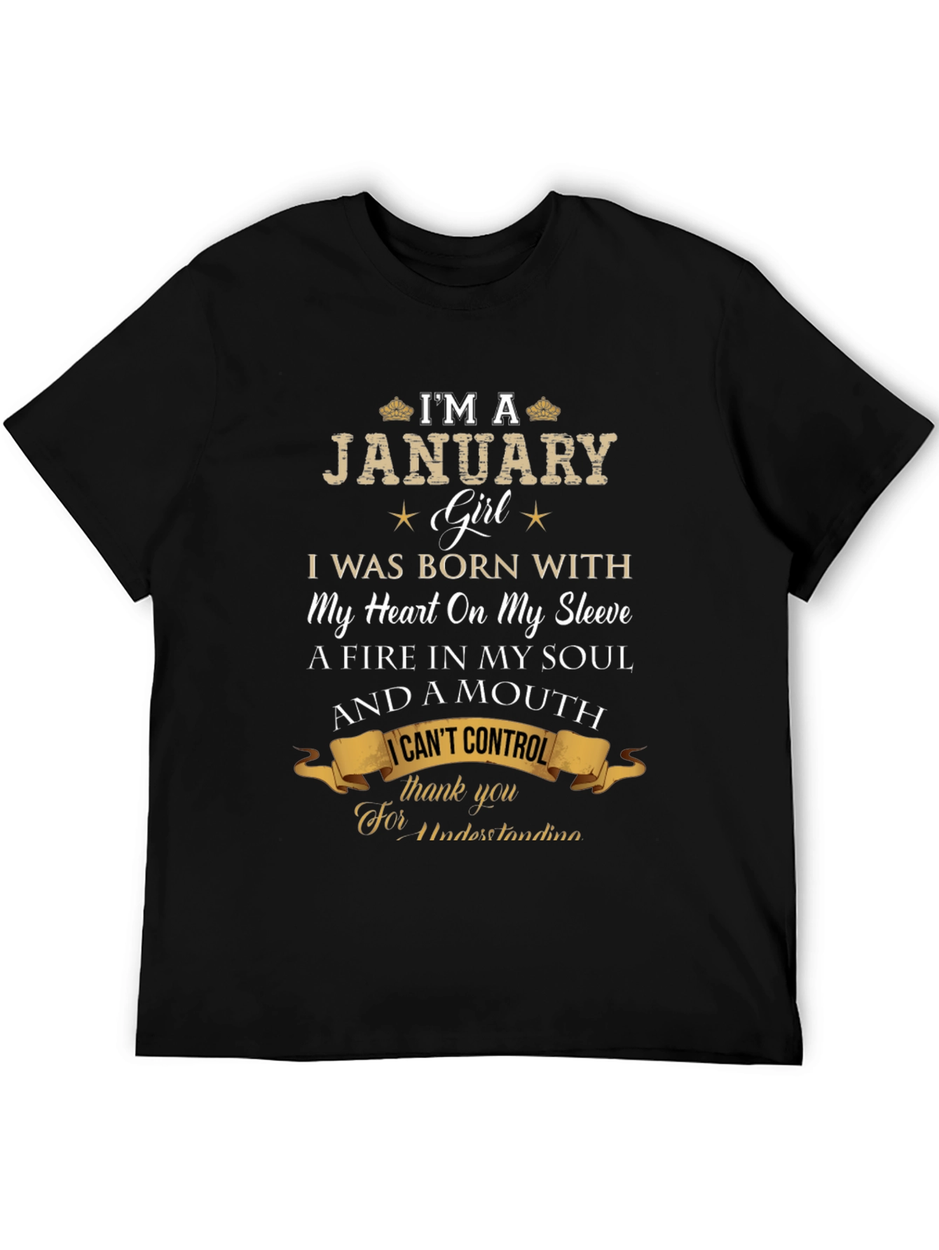 January Girl Graphic T-Shirt