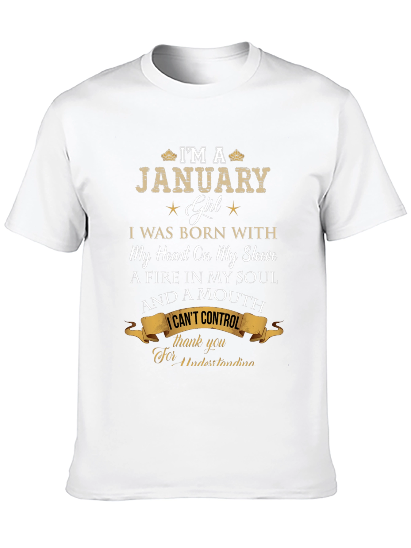 January Girl Graphic T-Shirt