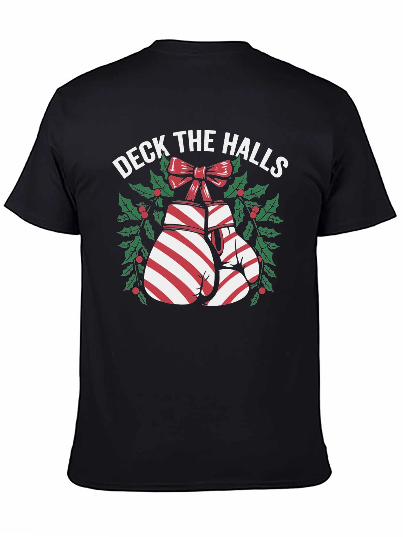 Deck the Halls Boxing Gloves Christmas T-Shirt
