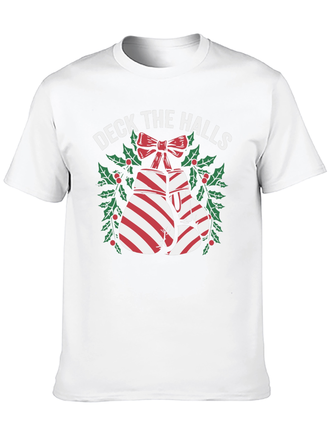 Deck the Halls Boxing Gloves Christmas T-Shirt