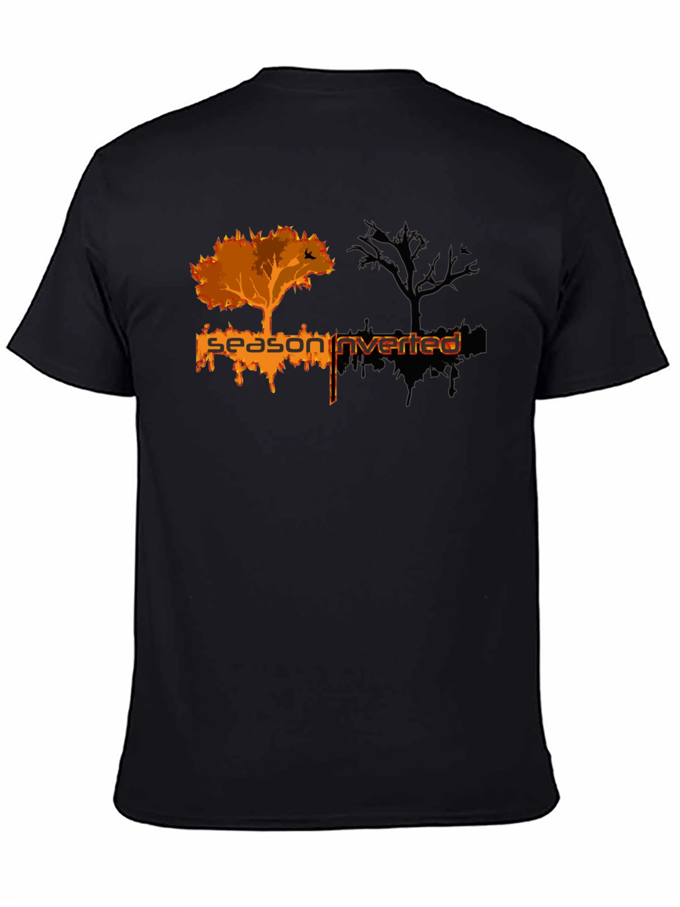 Season Inverted Graphic Tee - Unique Design