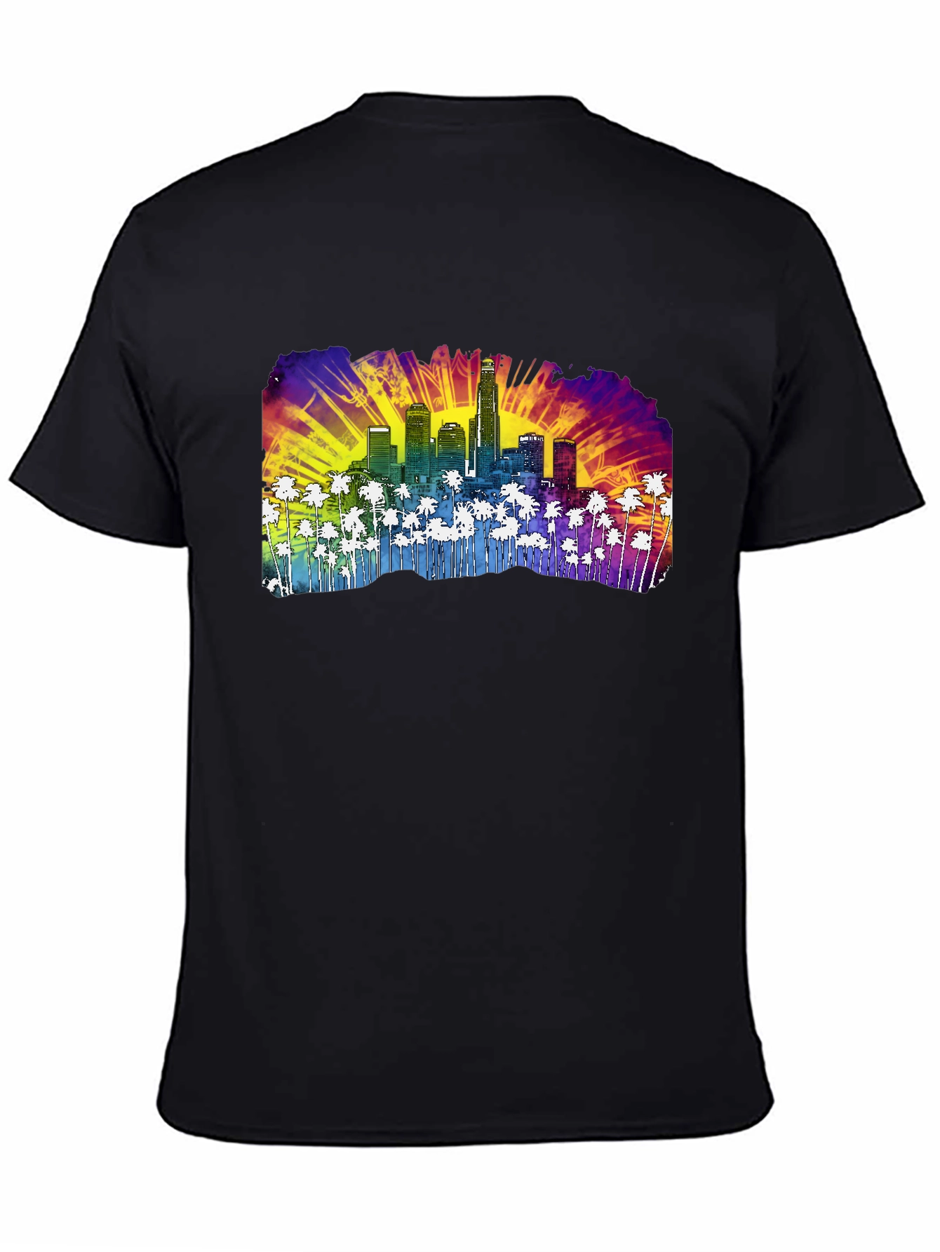 LA Skyline Graphic Tee - California Dreams
