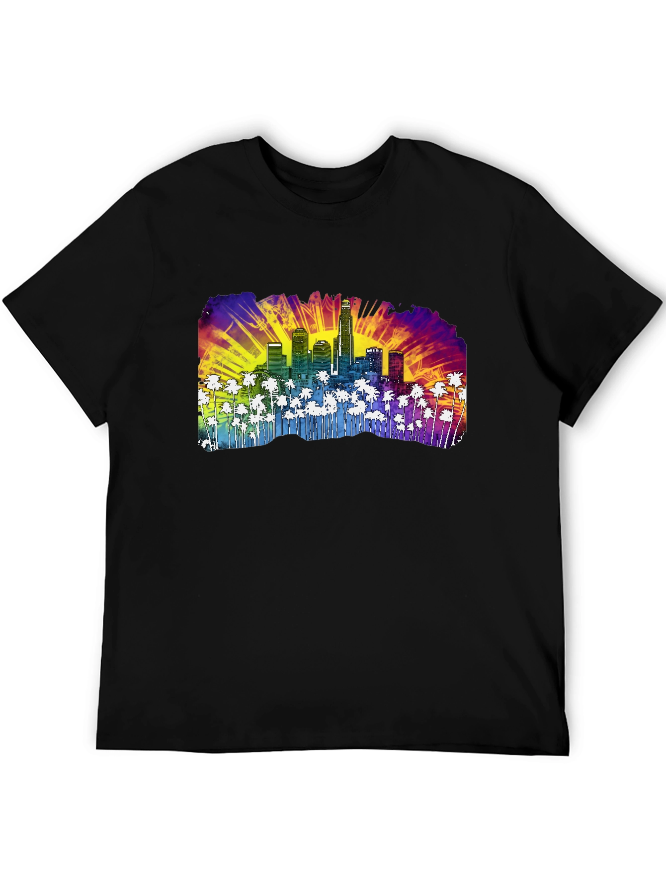LA Skyline Graphic Tee - California Dreams