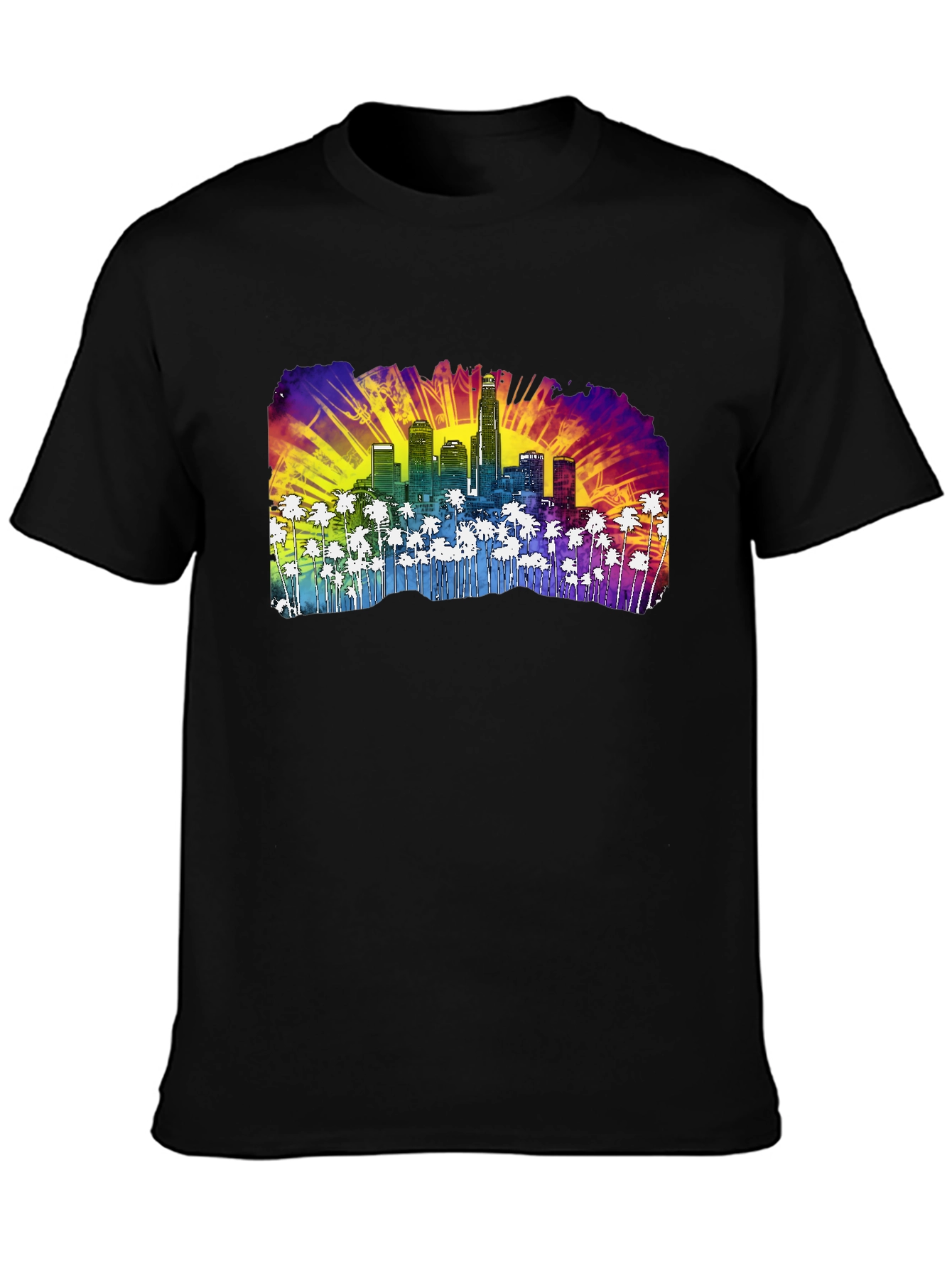 LA Skyline Graphic Tee - California Dreams