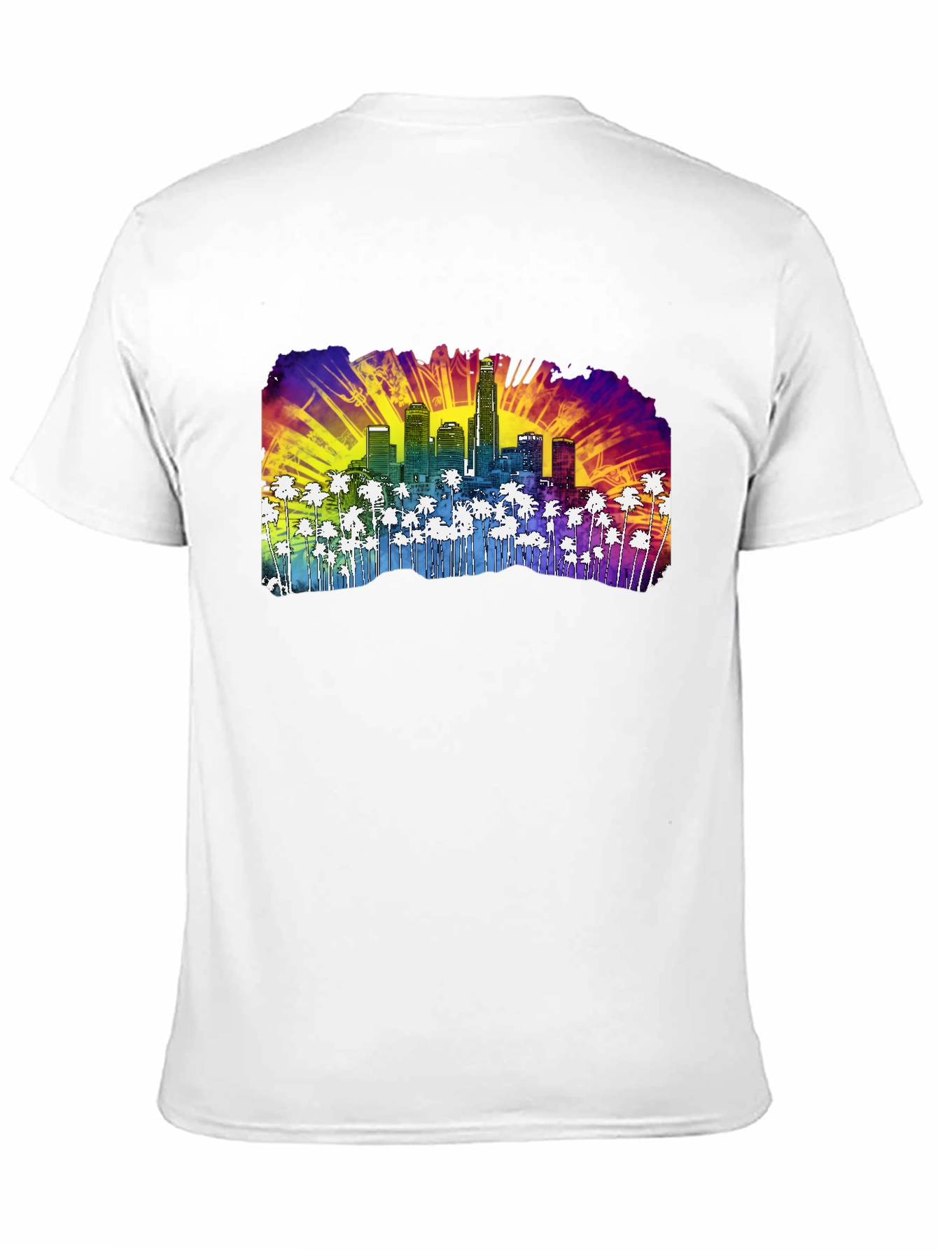 LA Skyline Graphic Tee - California Dreams