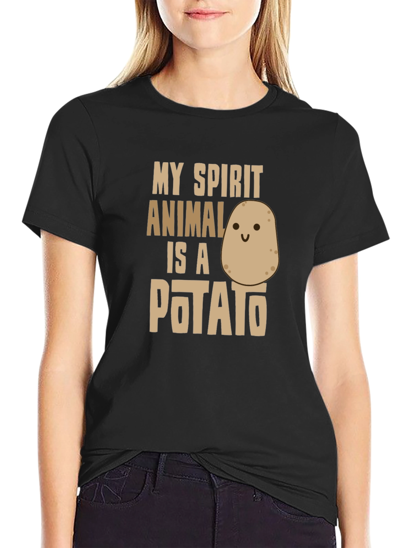 My Spirit Animal is a Potato Funny T-Shirt
