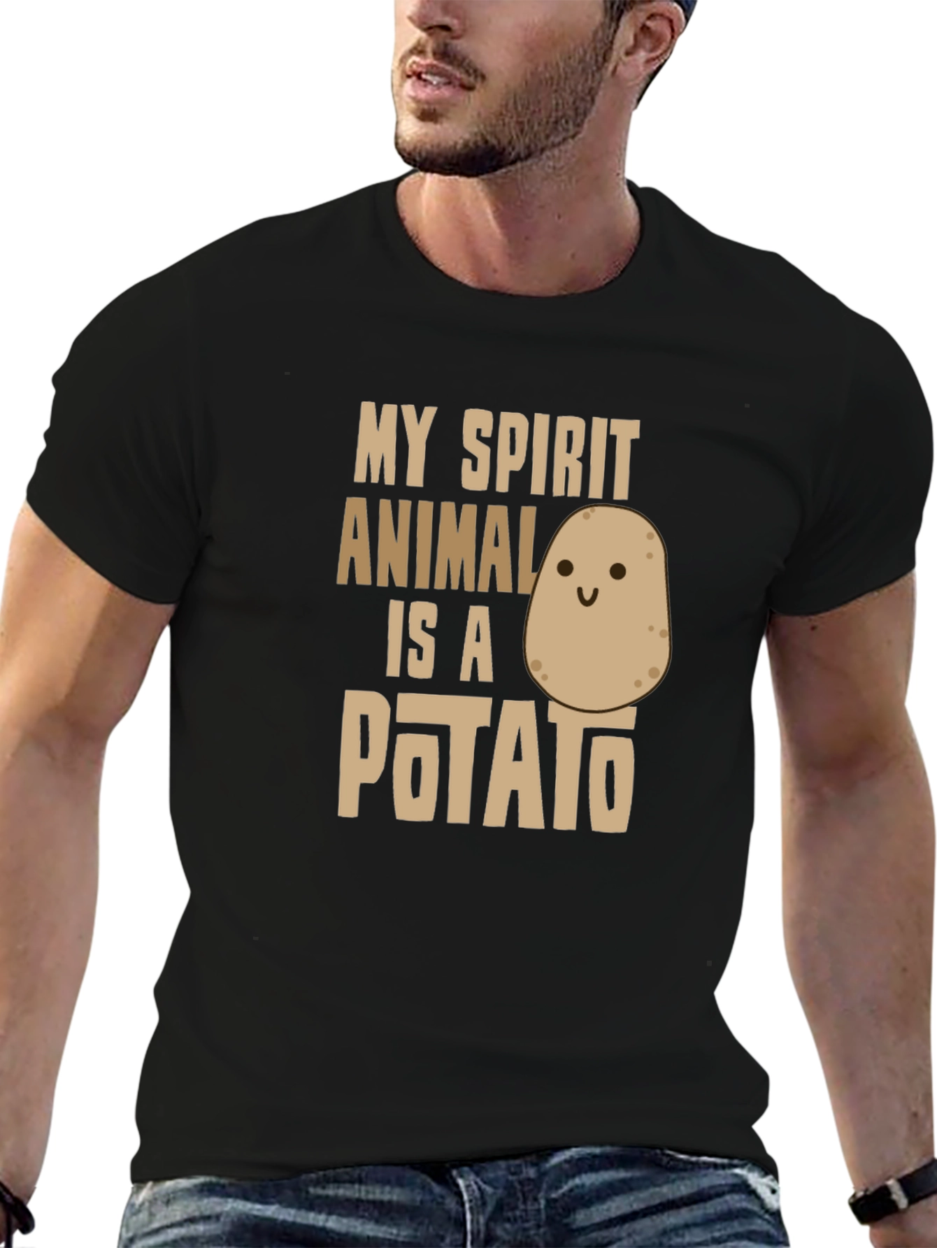 My Spirit Animal is a Potato Funny T-Shirt