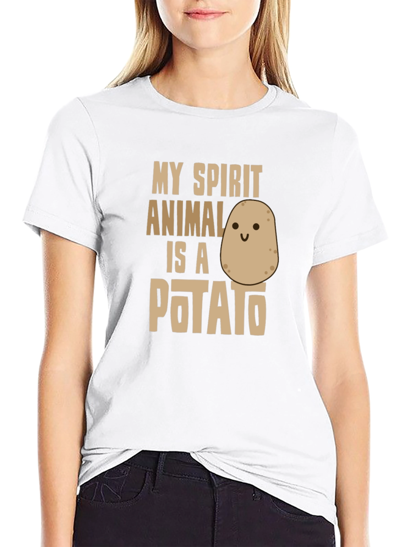 My Spirit Animal is a Potato Funny T-Shirt