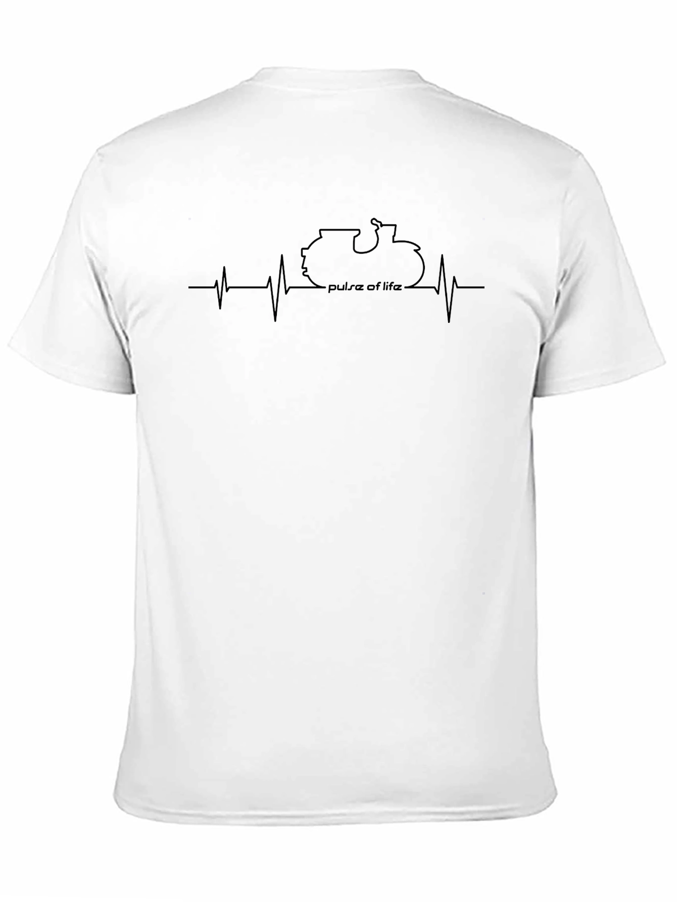 Pulse of Life Motorcycle Graphic Tee
