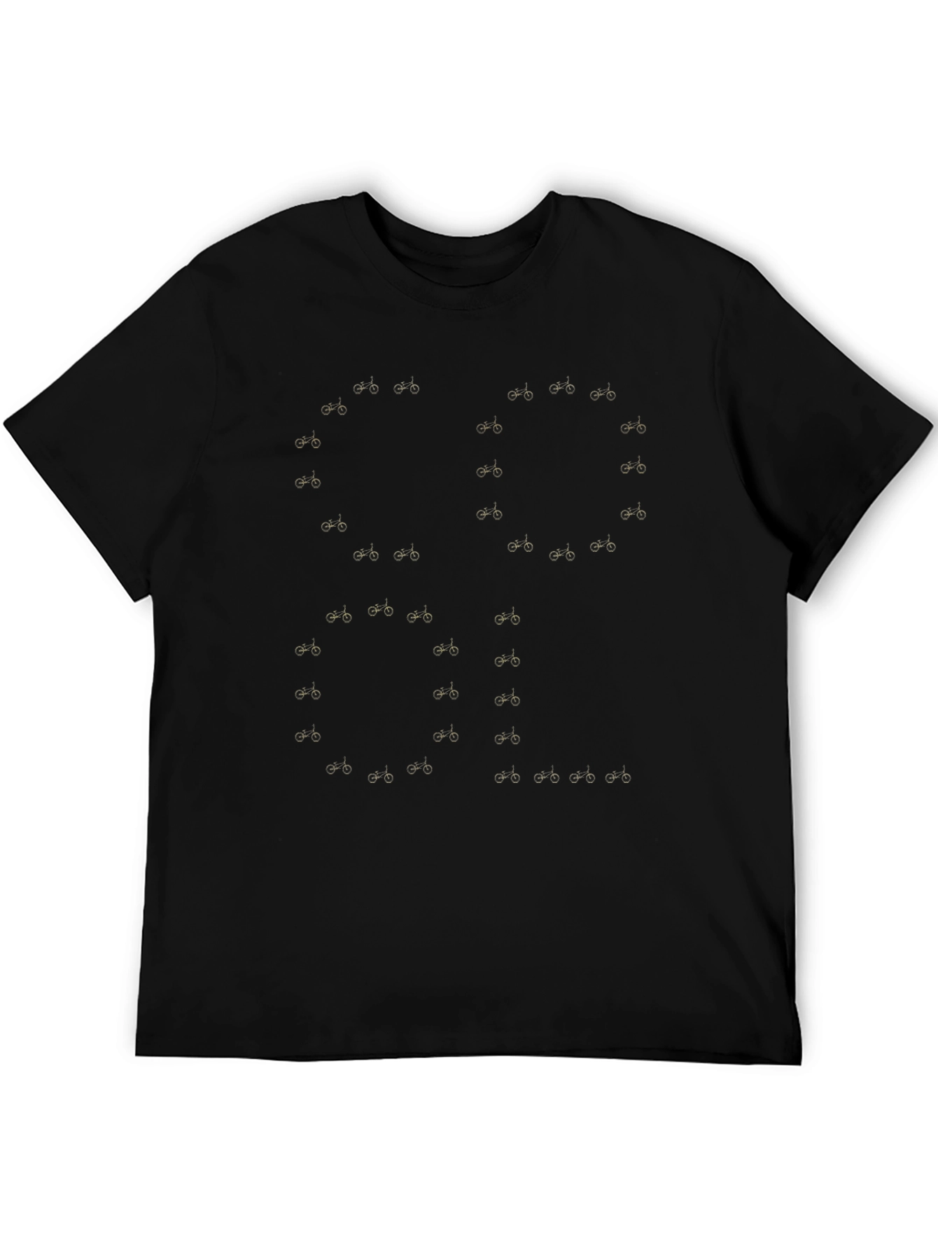 Bike Skull Graphic Tee - Black Cotton T-Shirt