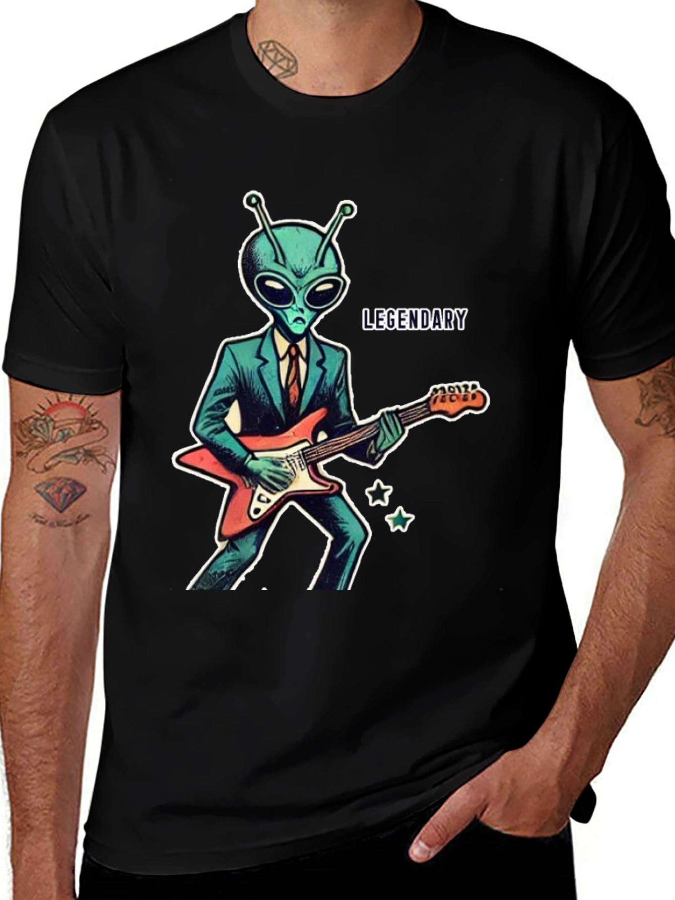 Legendary Alien Guitarist T-Shirt