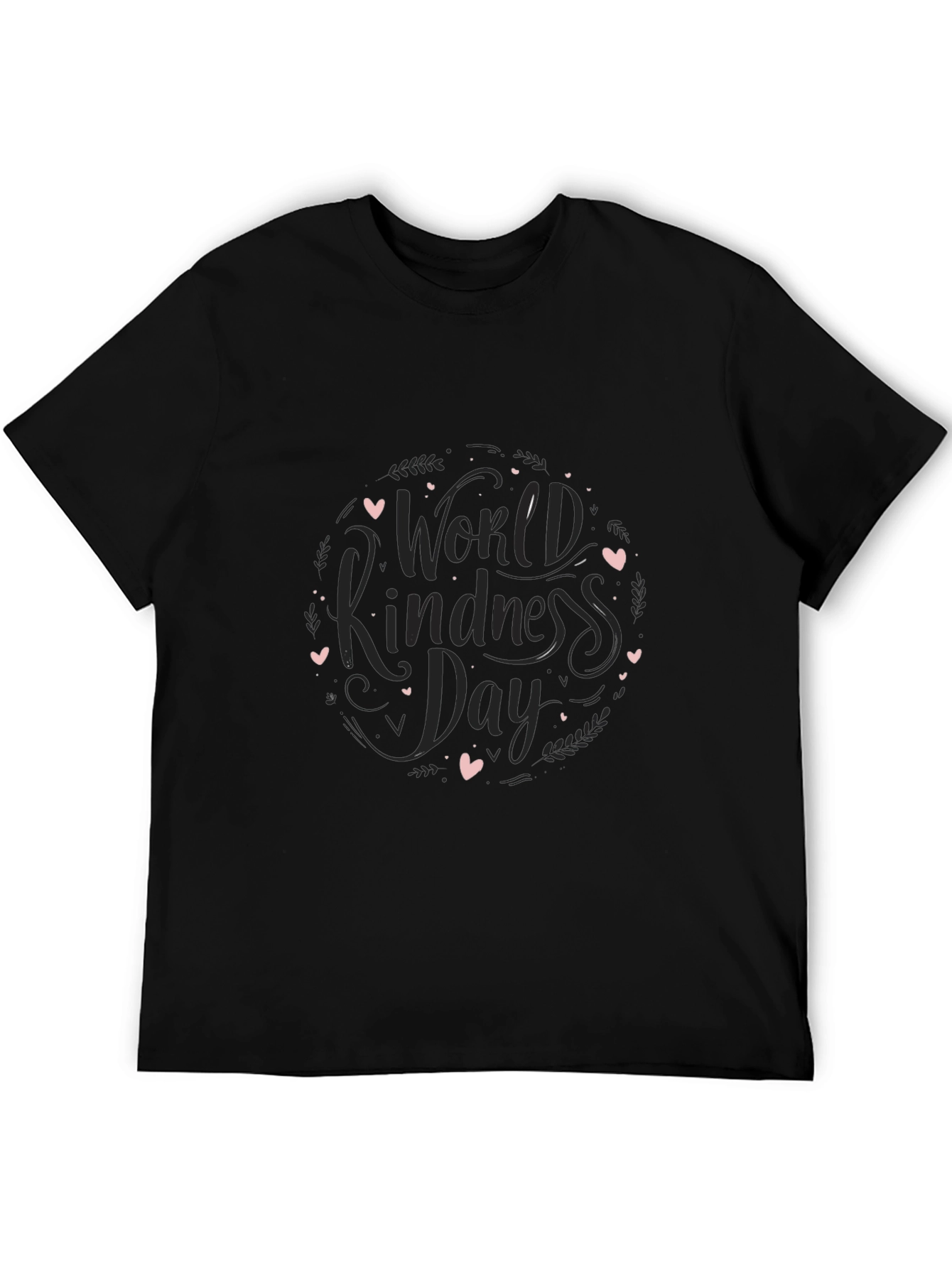 World Kindness Day Black T-Shirt