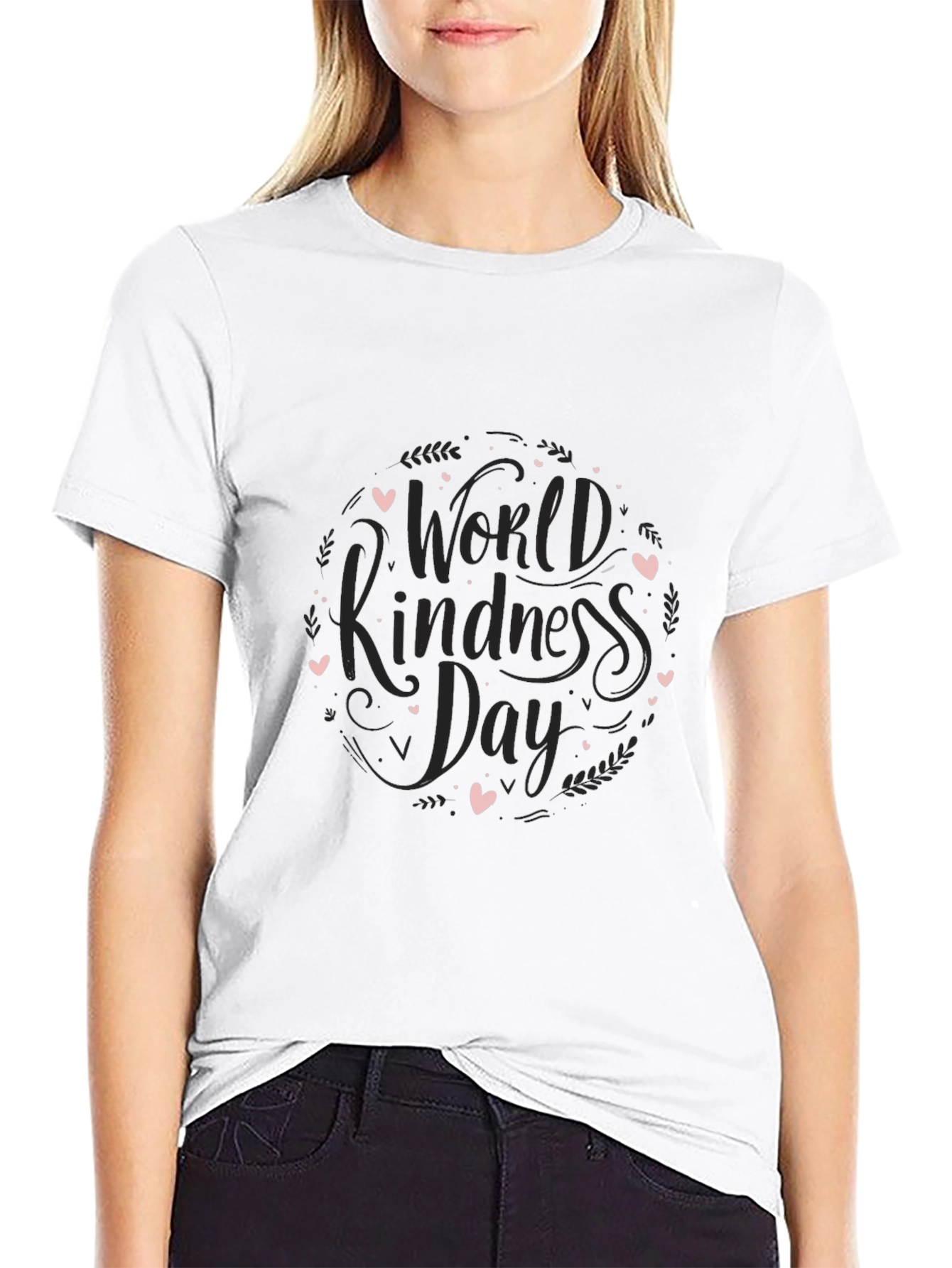 World Kindness Day Black T-Shirt