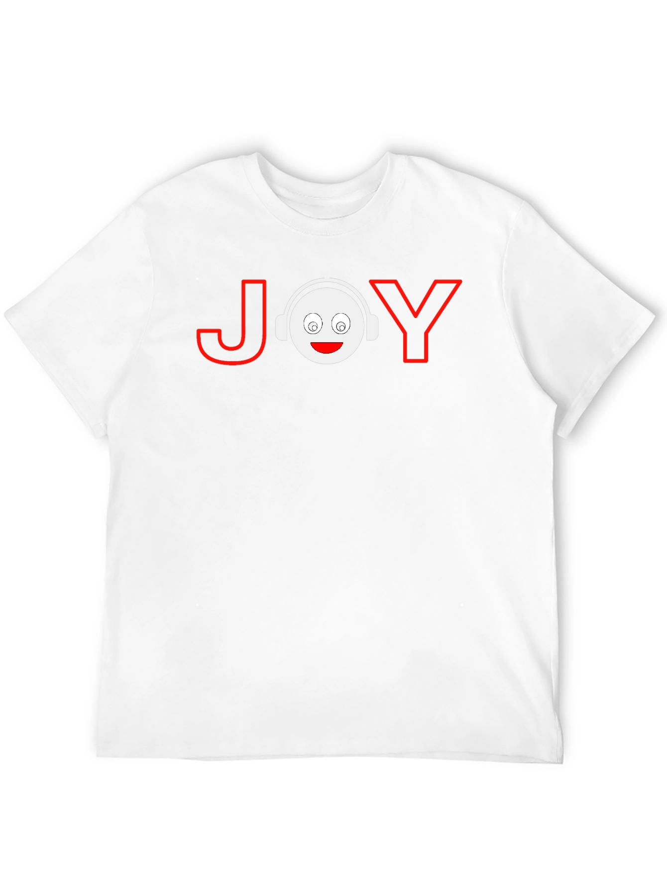 Joy Graphic T-Shirt - Black Crew Neck Tee