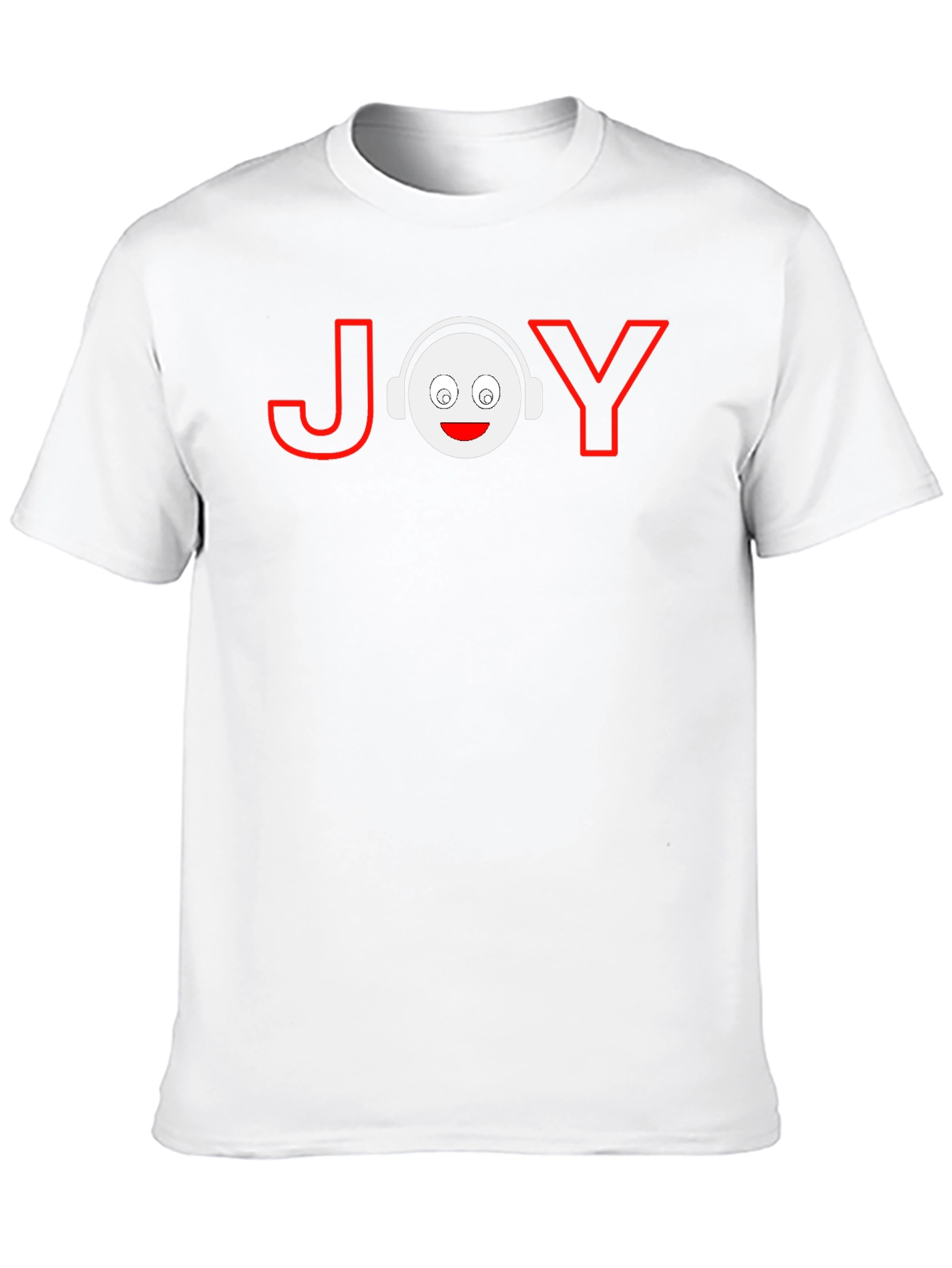Joy Graphic T-Shirt - Black Crew Neck Tee