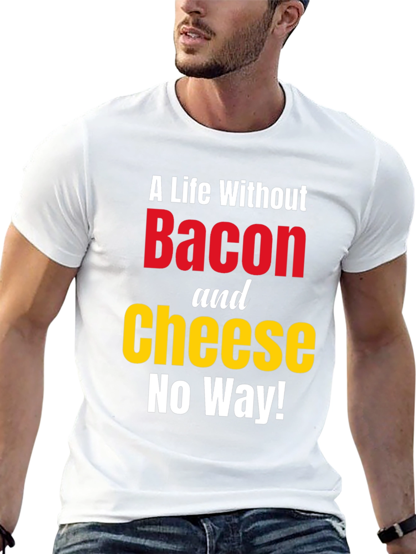 Bacon and Cheese T-Shirt - No Way!