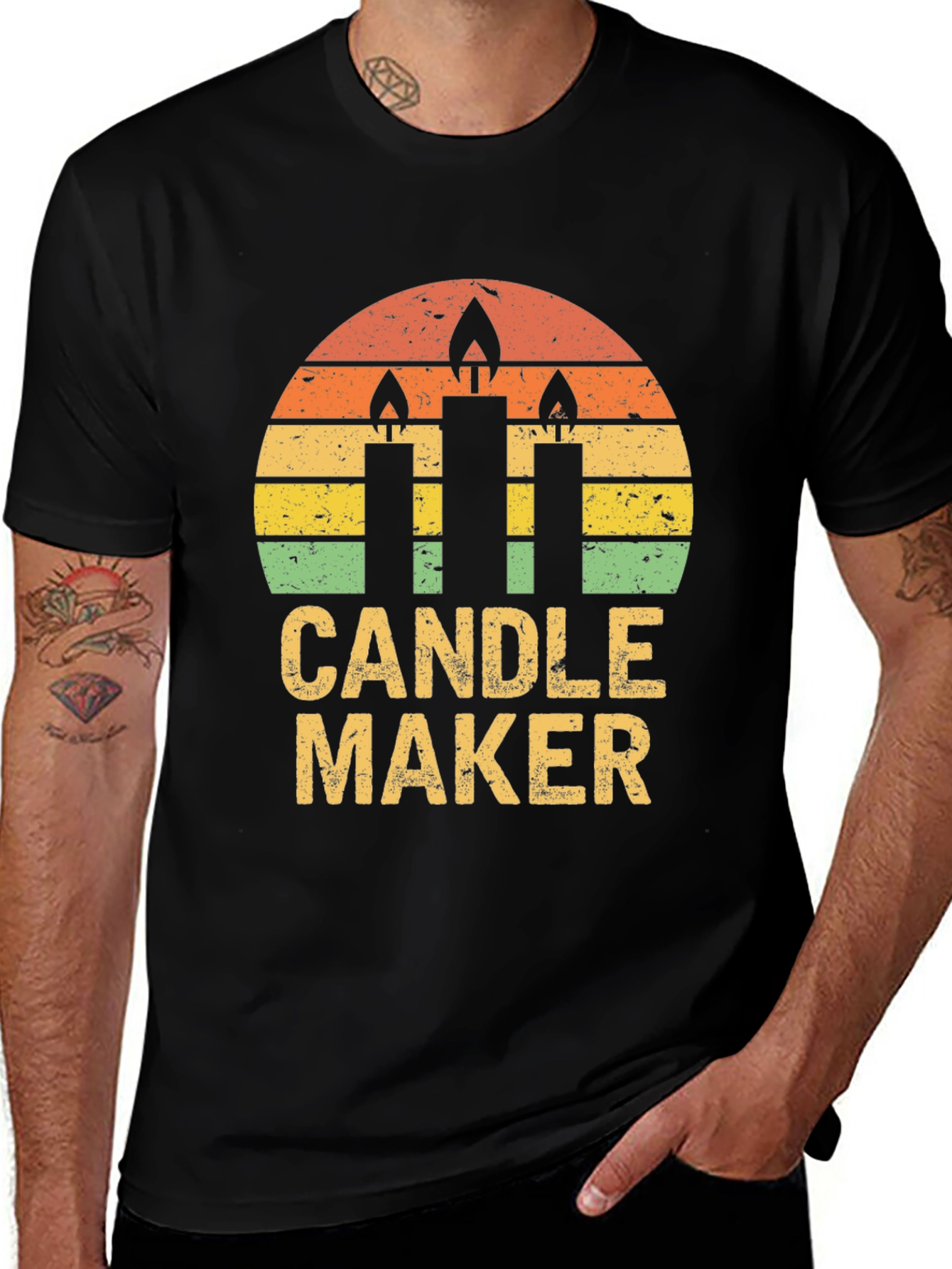 Candle Maker Retro T-Shirt