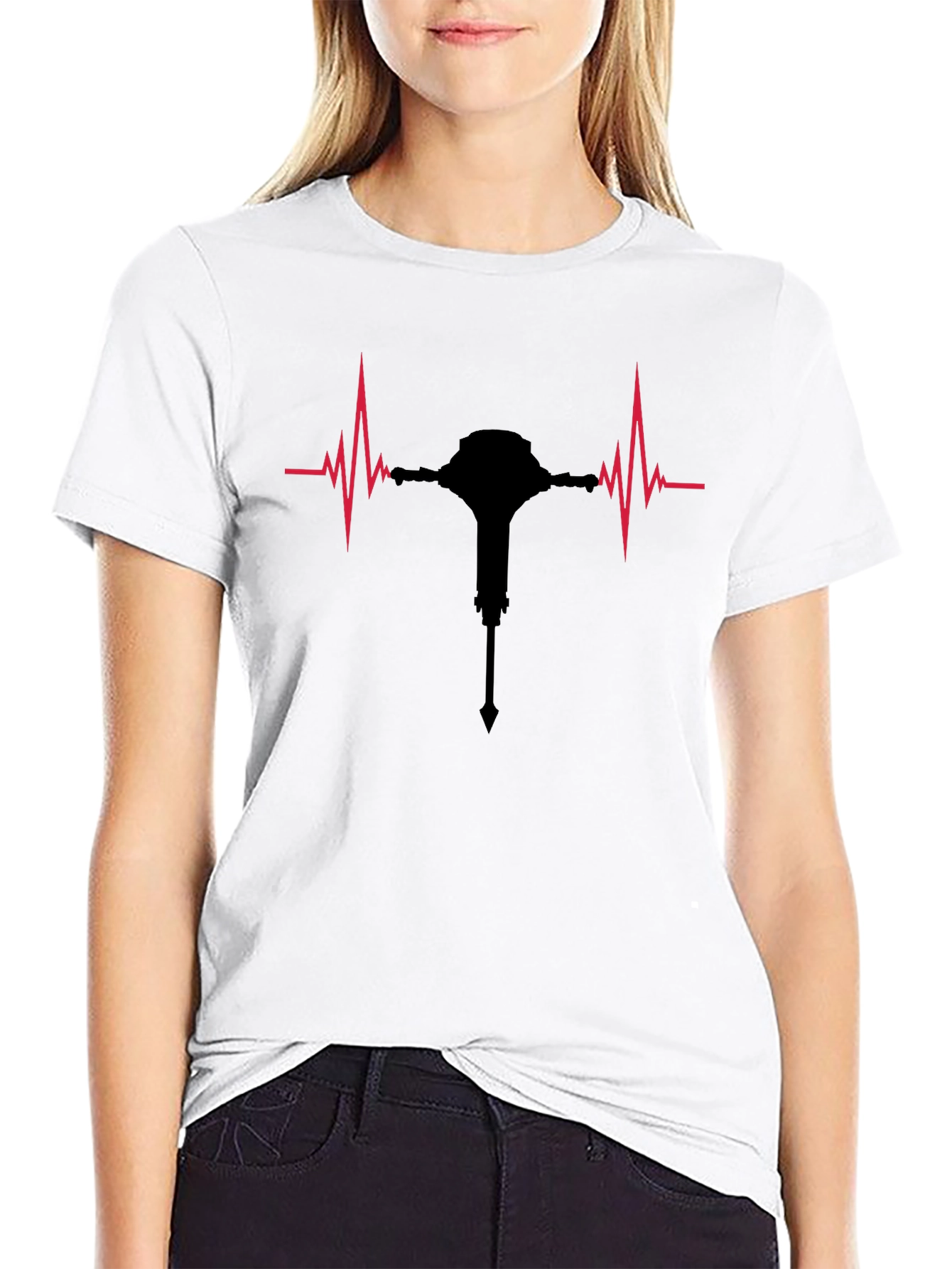 Heartbeat Mace Graphic T-Shirt