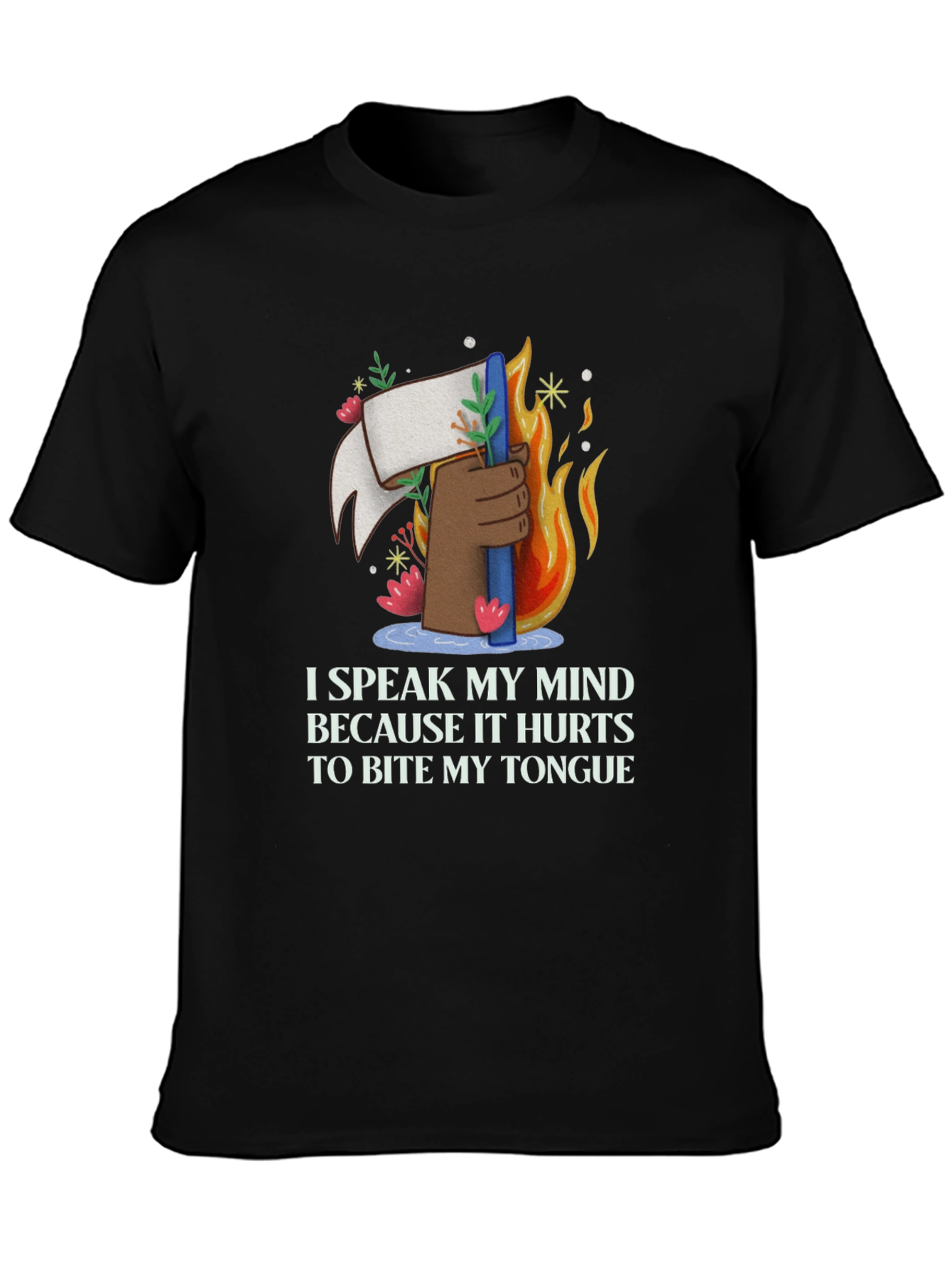 Speak My Mind Graphic T-Shirt
