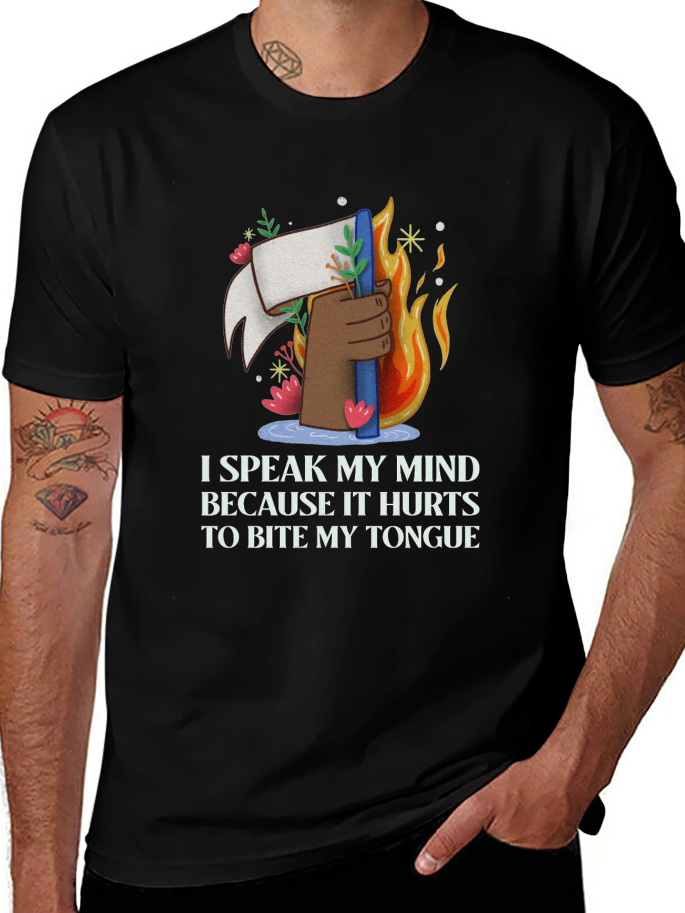 Speak My Mind Graphic T-Shirt