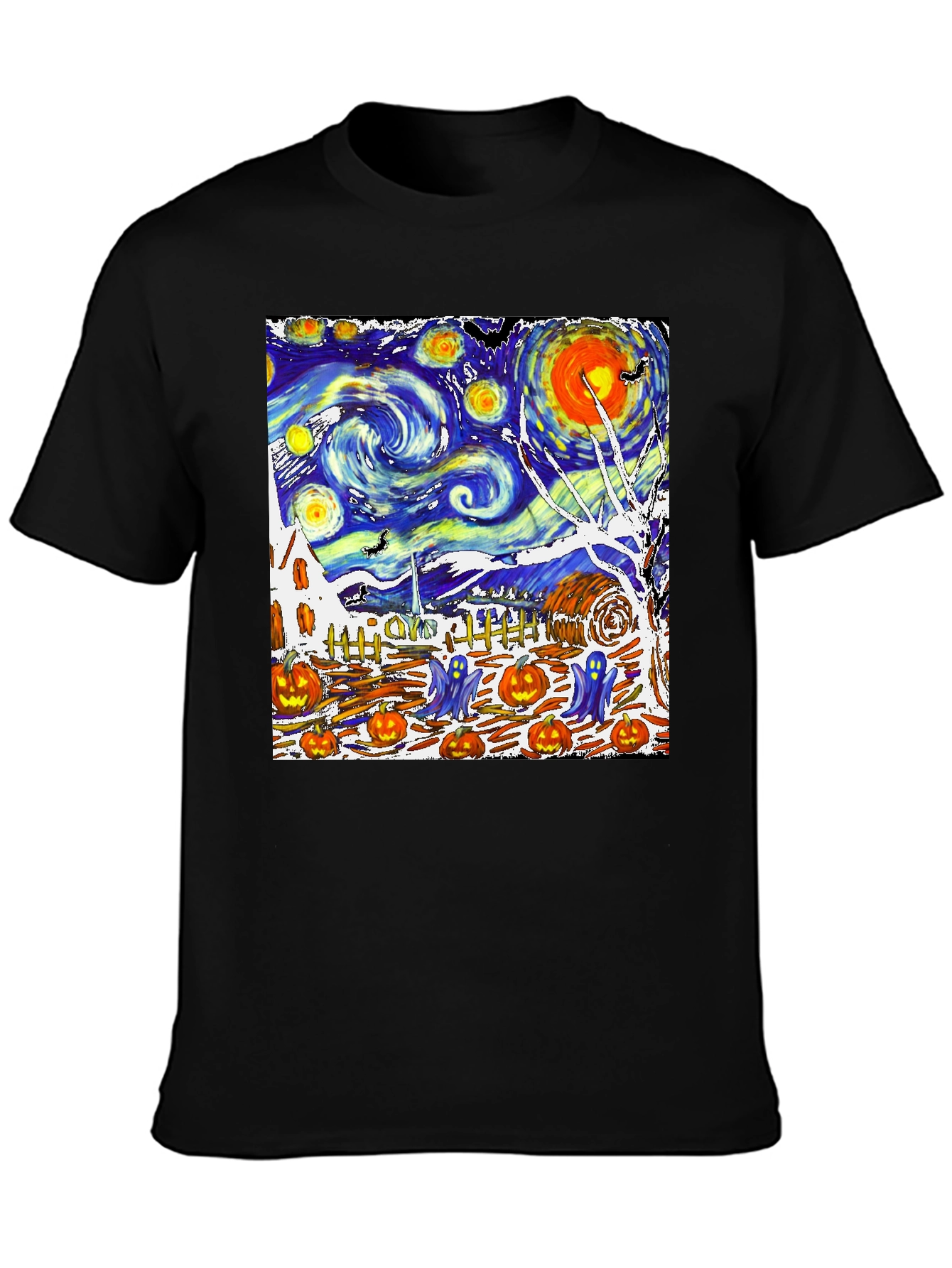 Starry Night Halloween T-Shirt