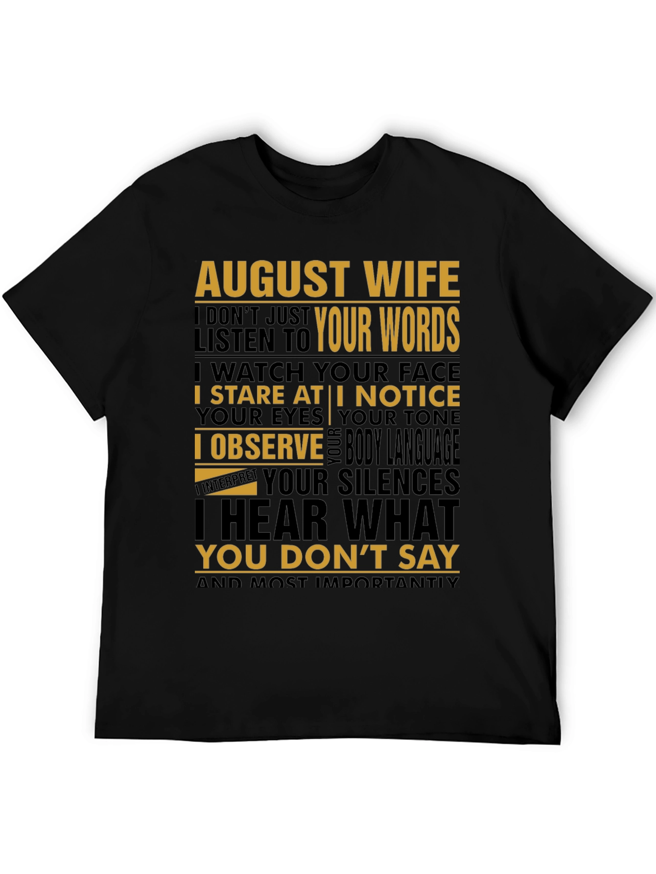 August Wife Graphic T-Shirt