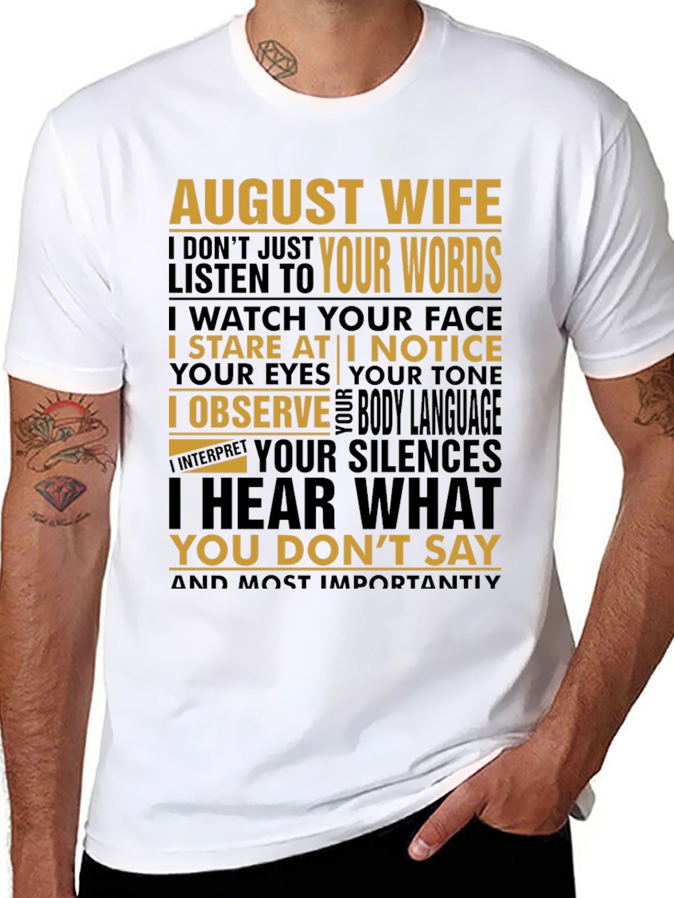 August Wife Graphic T-Shirt