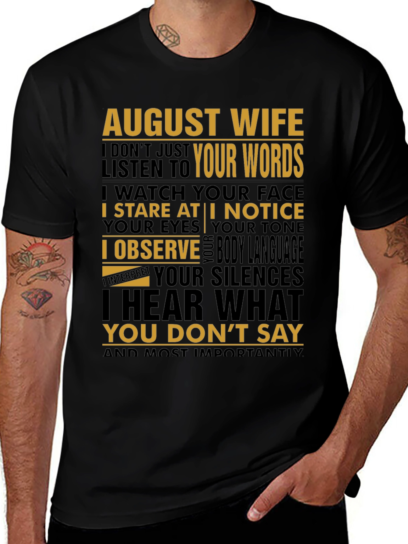August Wife Graphic T-Shirt
