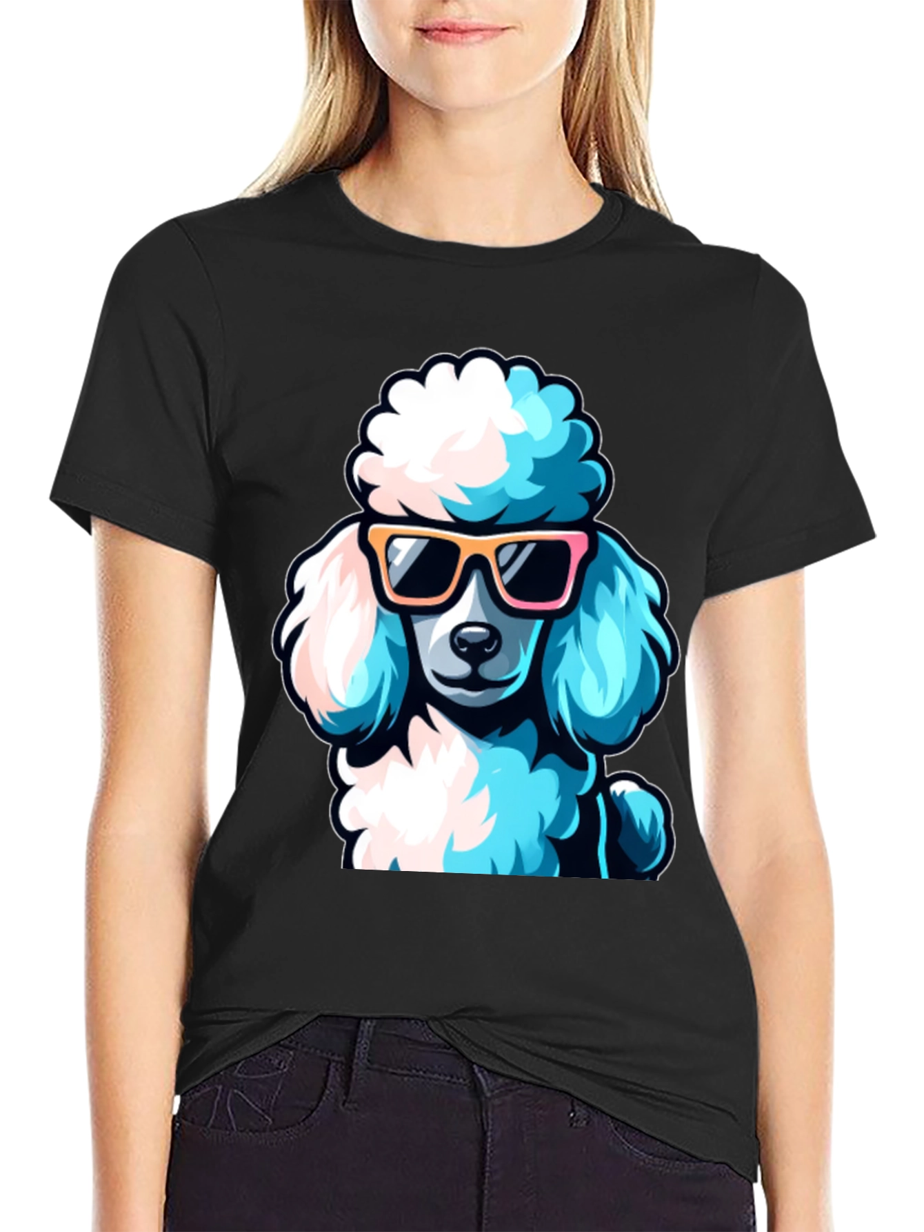 Cool Poodle Graphic Tee - Stylish Unisex Shirt