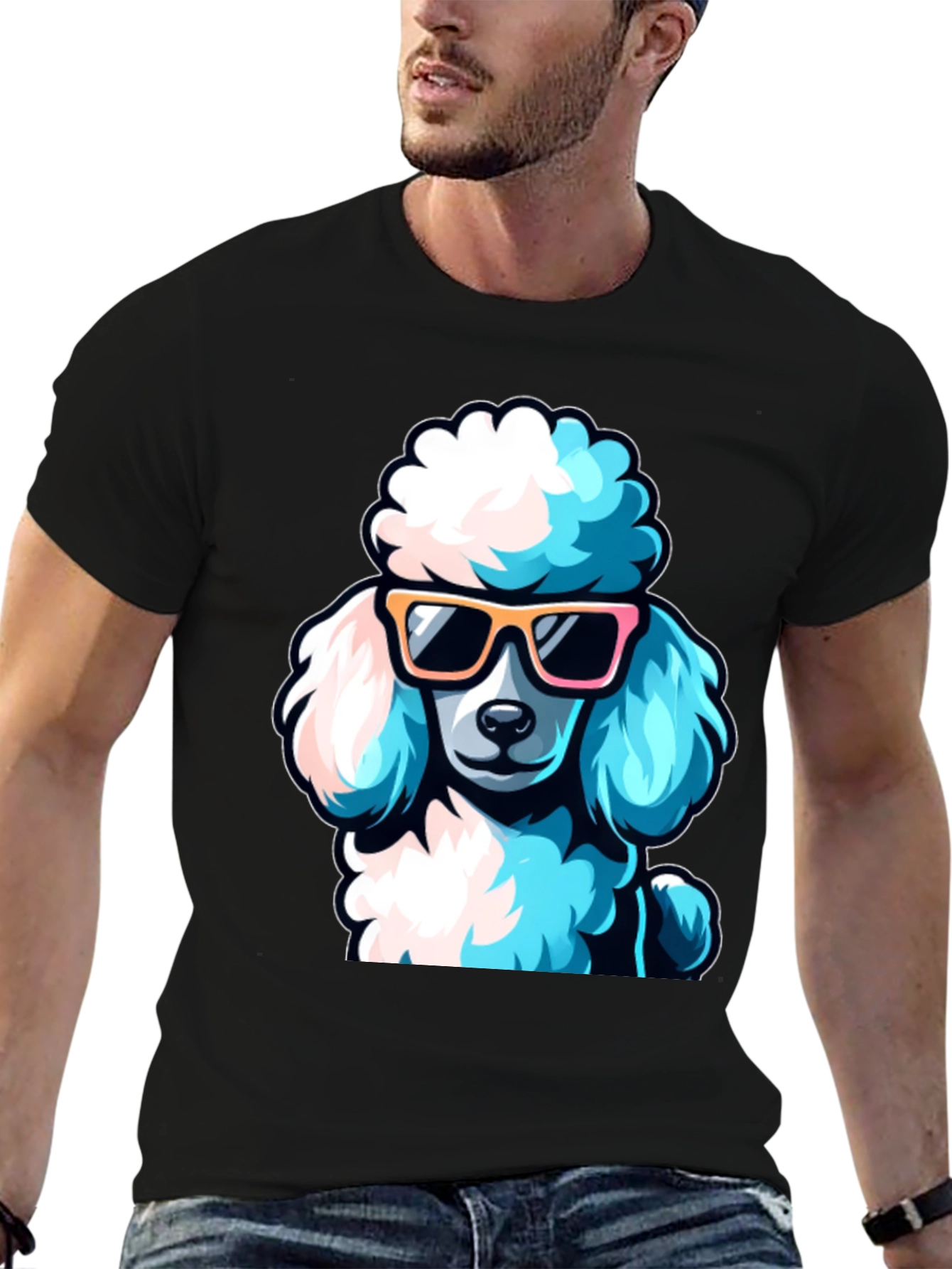 Cool Poodle Graphic Tee - Stylish Unisex Shirt