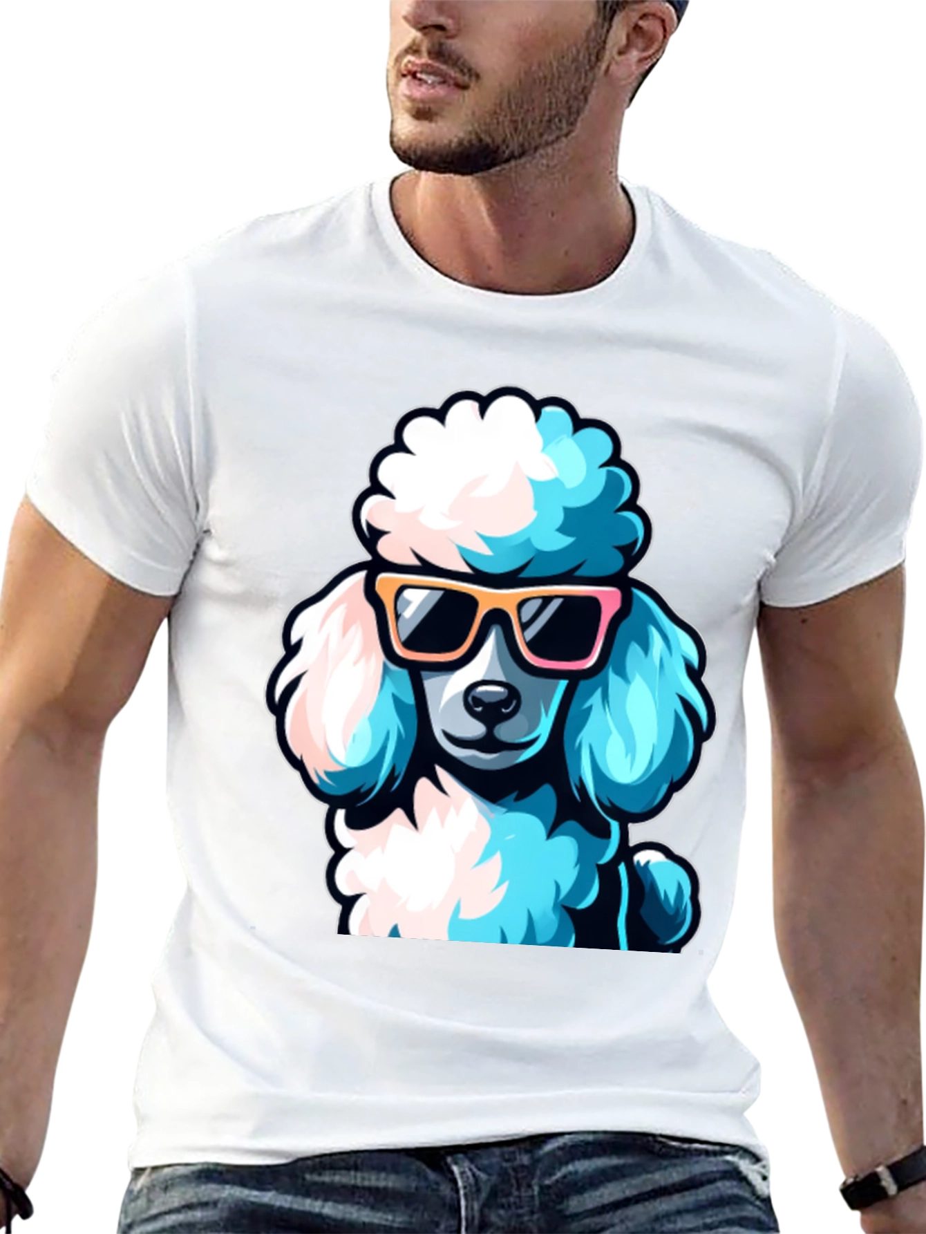 Cool Poodle Graphic Tee - Stylish Unisex Shirt