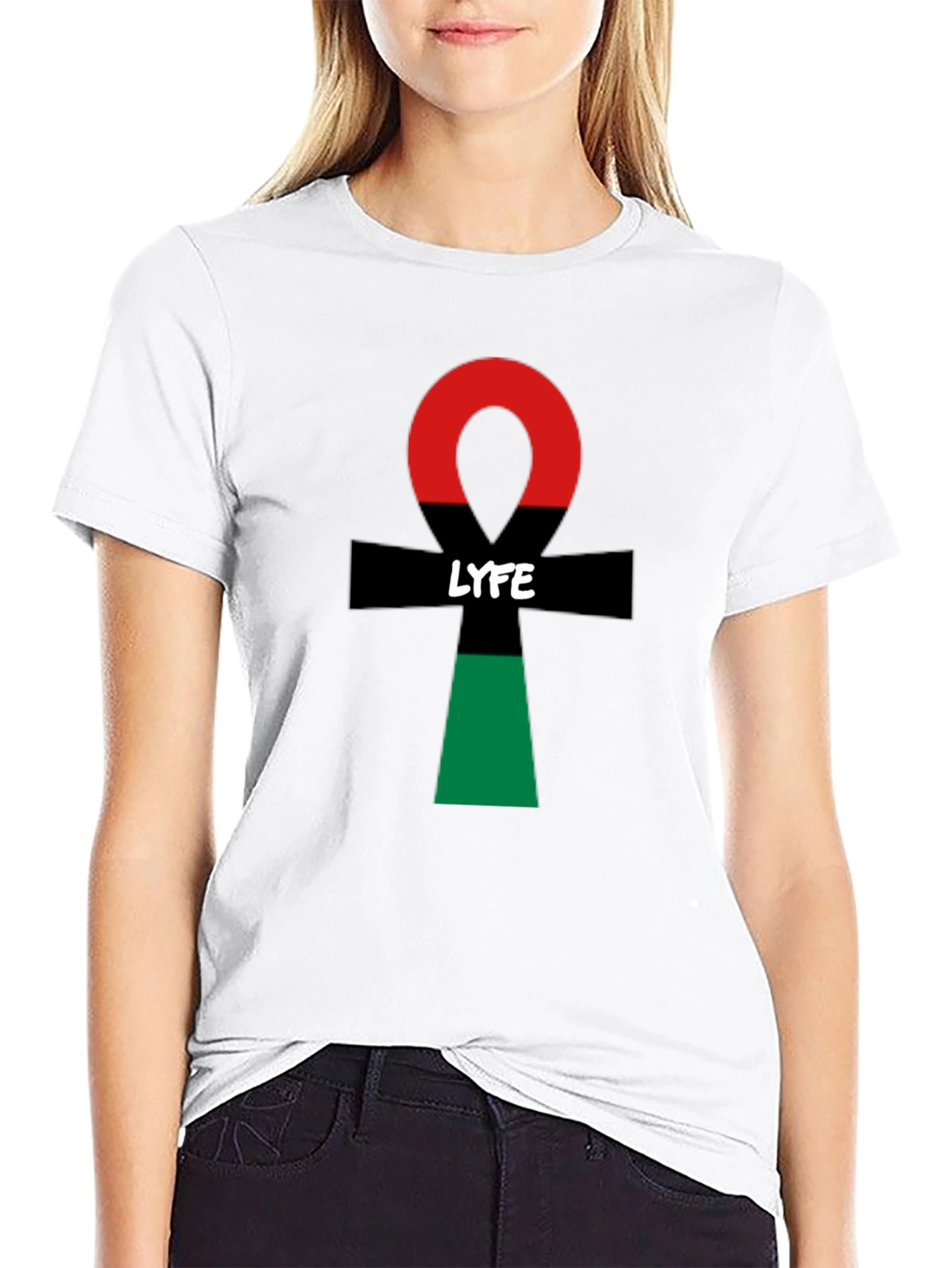LYFE Ankh Symbol T-Shirt - Stylish & Unique