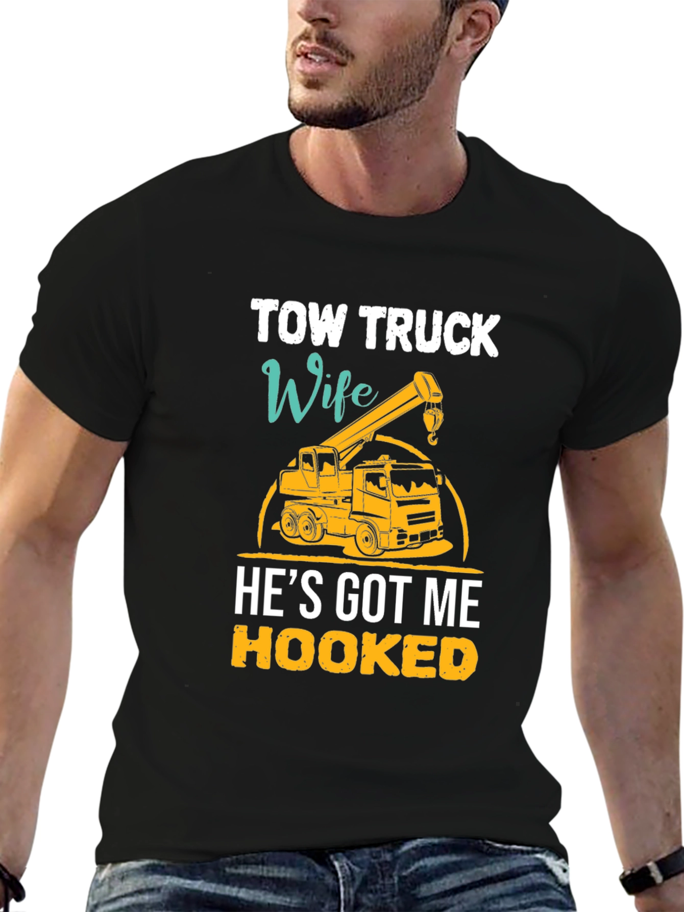 Tow Truck Wife Graphic Tee - Hooked Design
