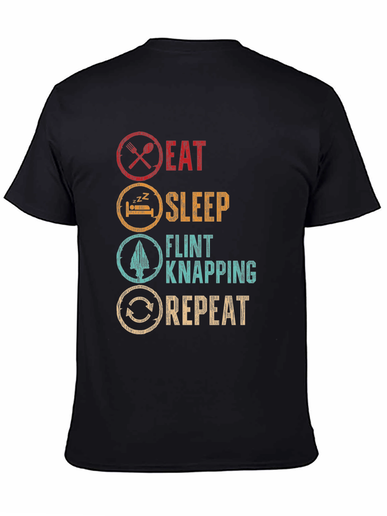 Eat Sleep Flint Knapping Repeat T-Shirt